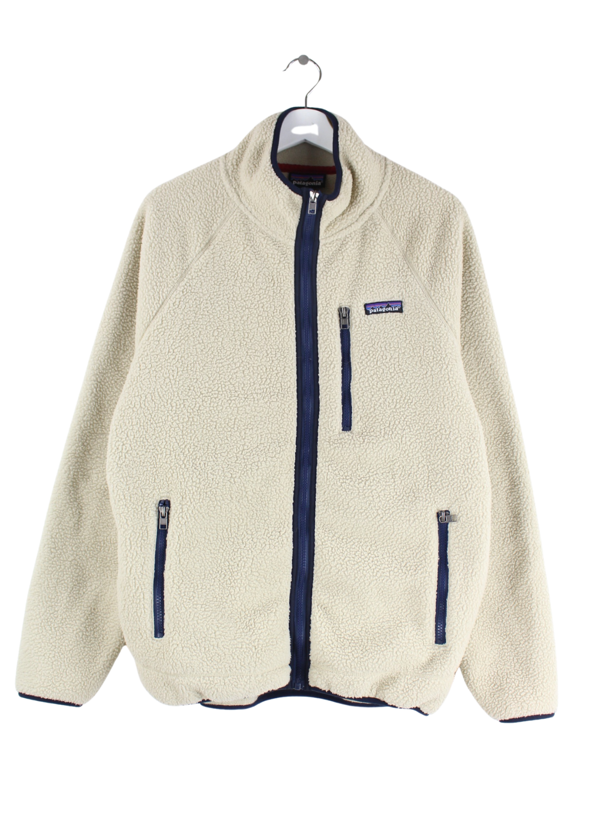 Patagonia 00s Teddy Fleece Jacke Beige S