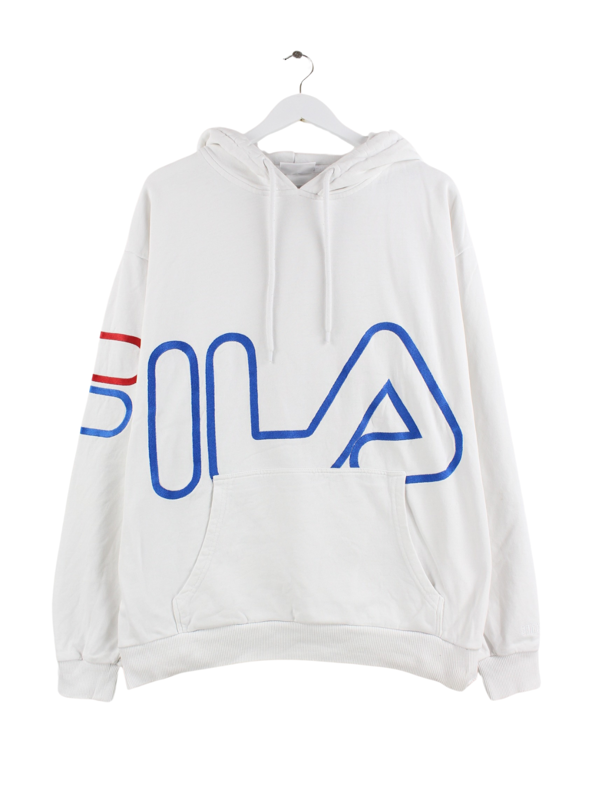 Fila Embroidered Hoodie White L Peeces