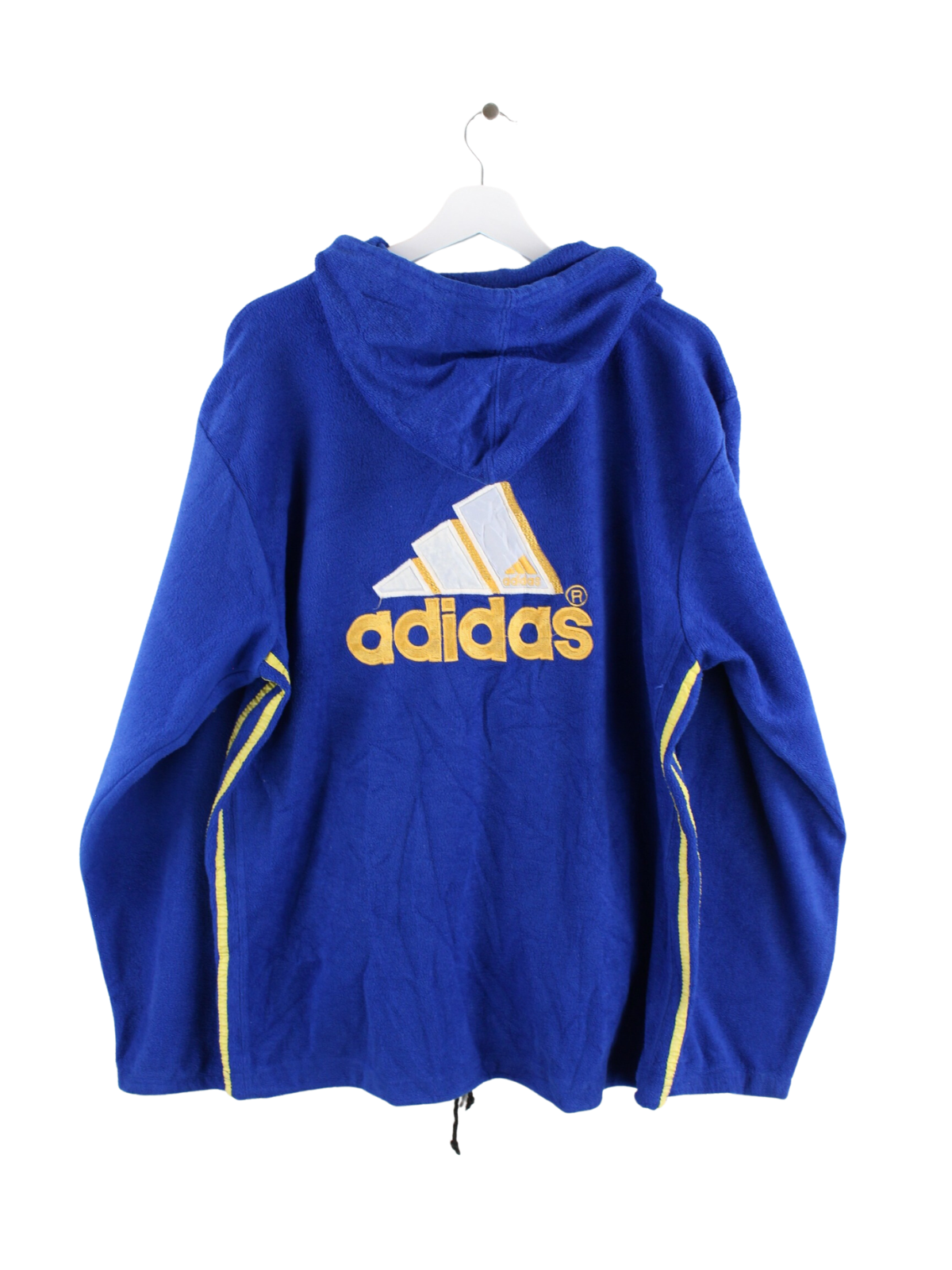 Adidas 90s Fleece Zip Hoodie Blau XL