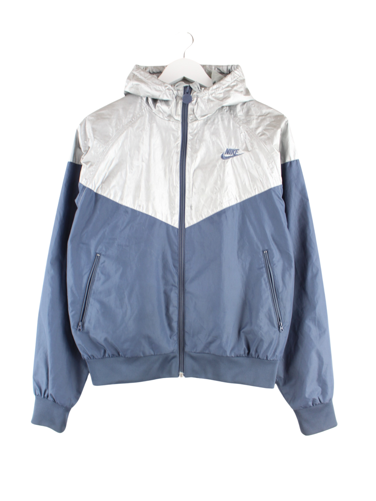 blue and grey nike jacket