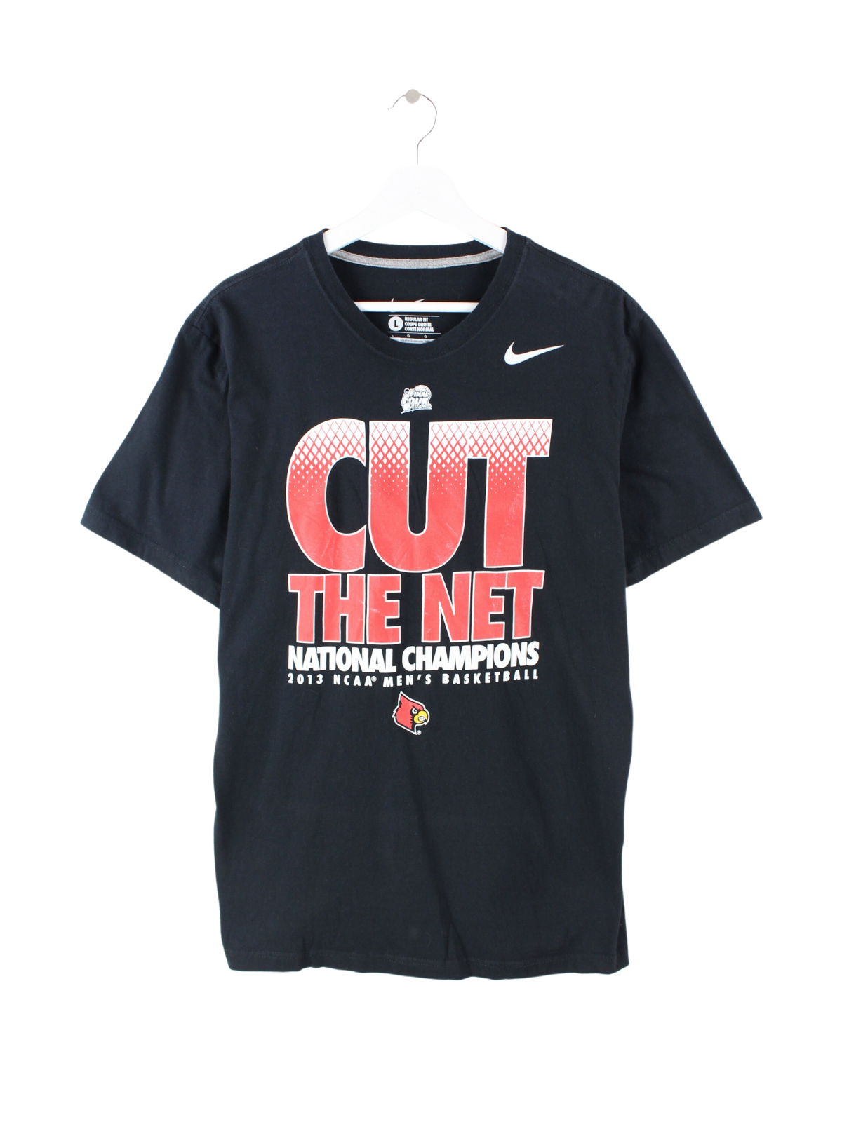 Nike Basketball Print T-Shirt Schwarz L