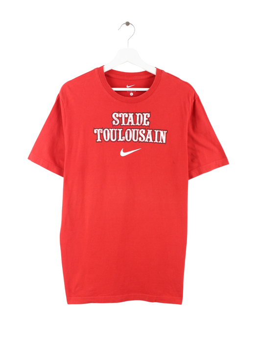 Nike Center Swoosh T-Shirt Rot L
