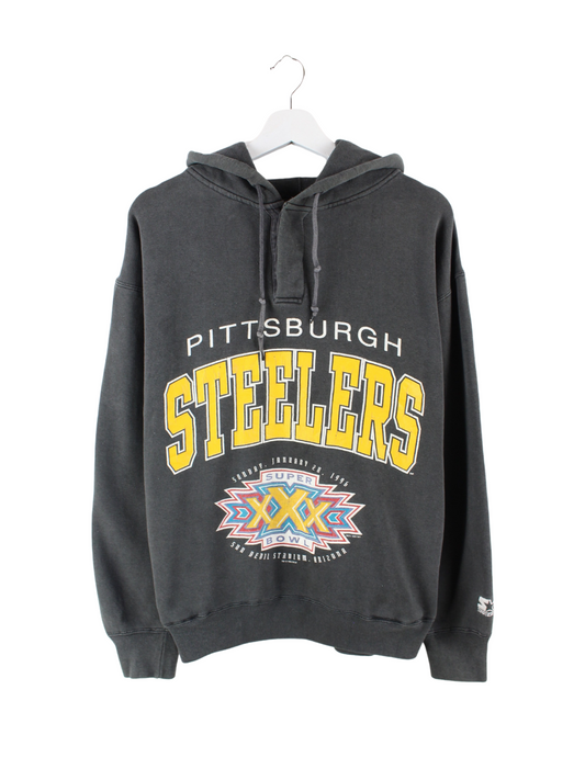 Starter 1995 Pittsburgh Steelers Hoodie Grau M