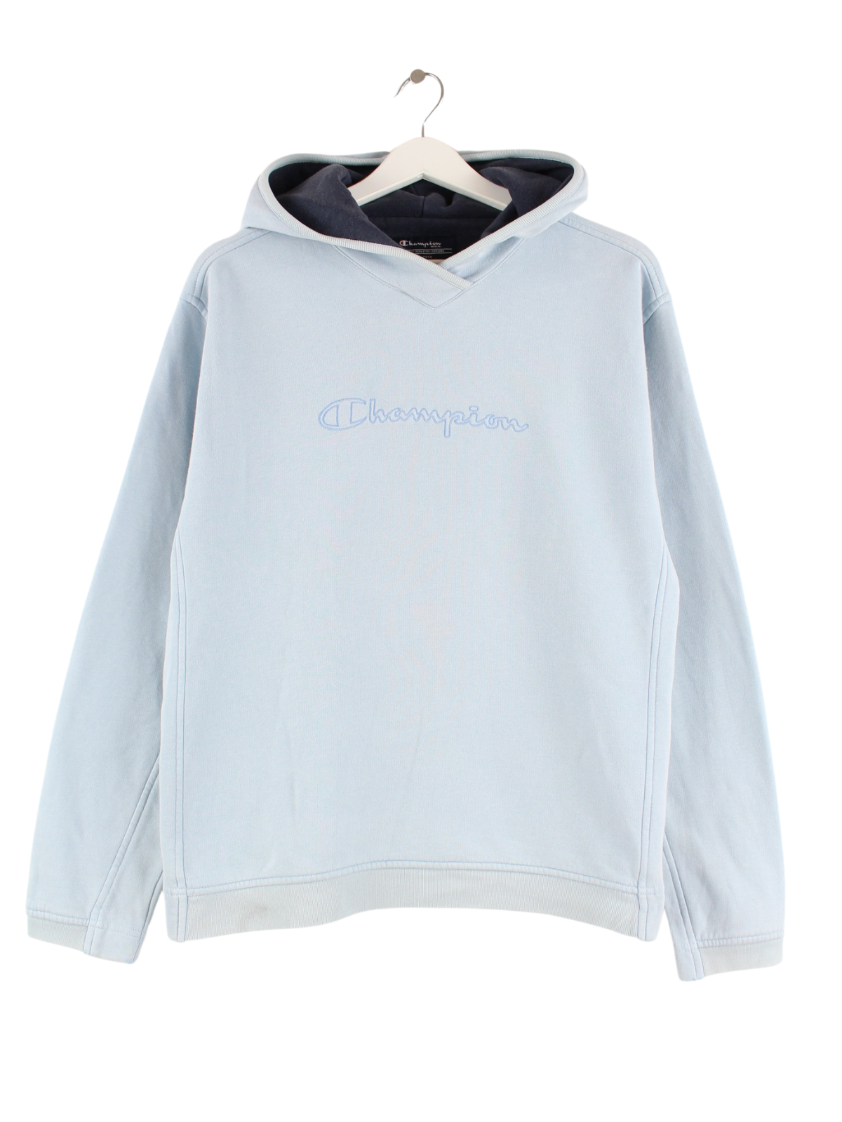 Champion Embroidered Hoodie Blau S Peeces