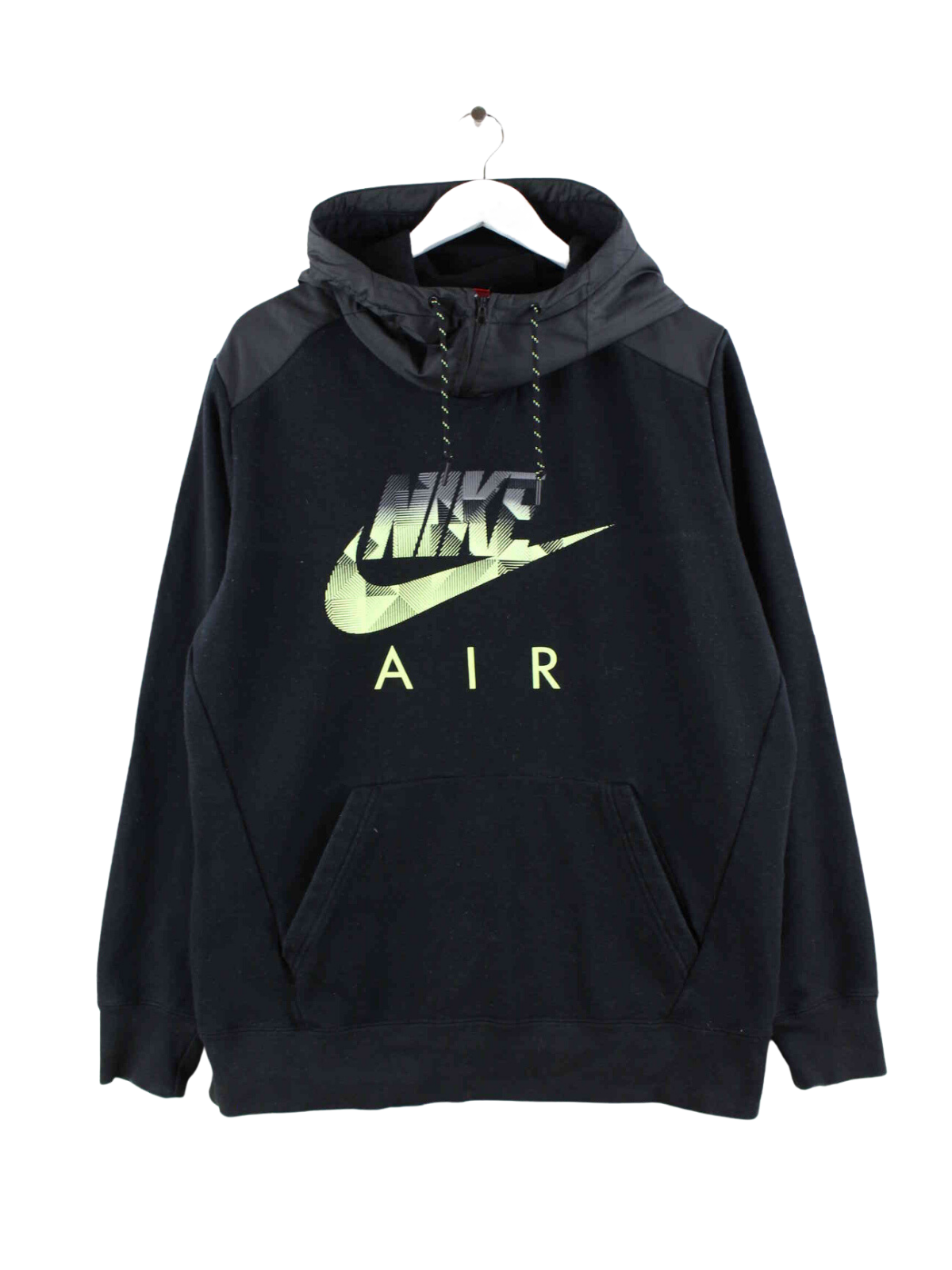 Black and neon nike hoodie hotsell