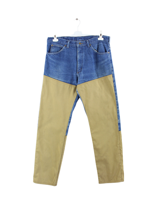 LL Bean Workwear Jeans Blau / Beige W36 L31