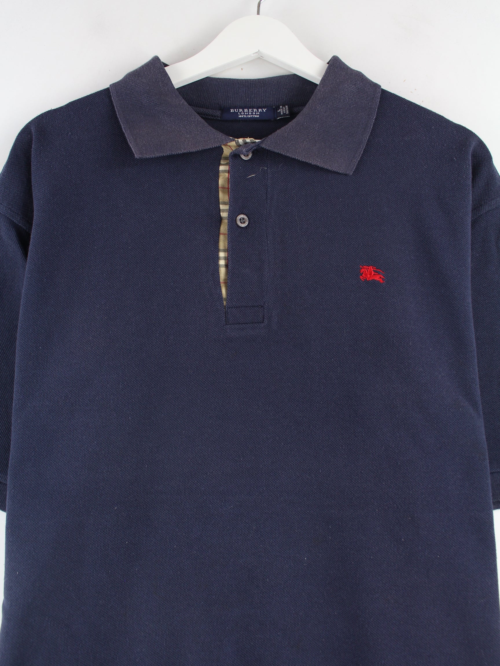 Burberry 00s Polo Blue L – Peeces