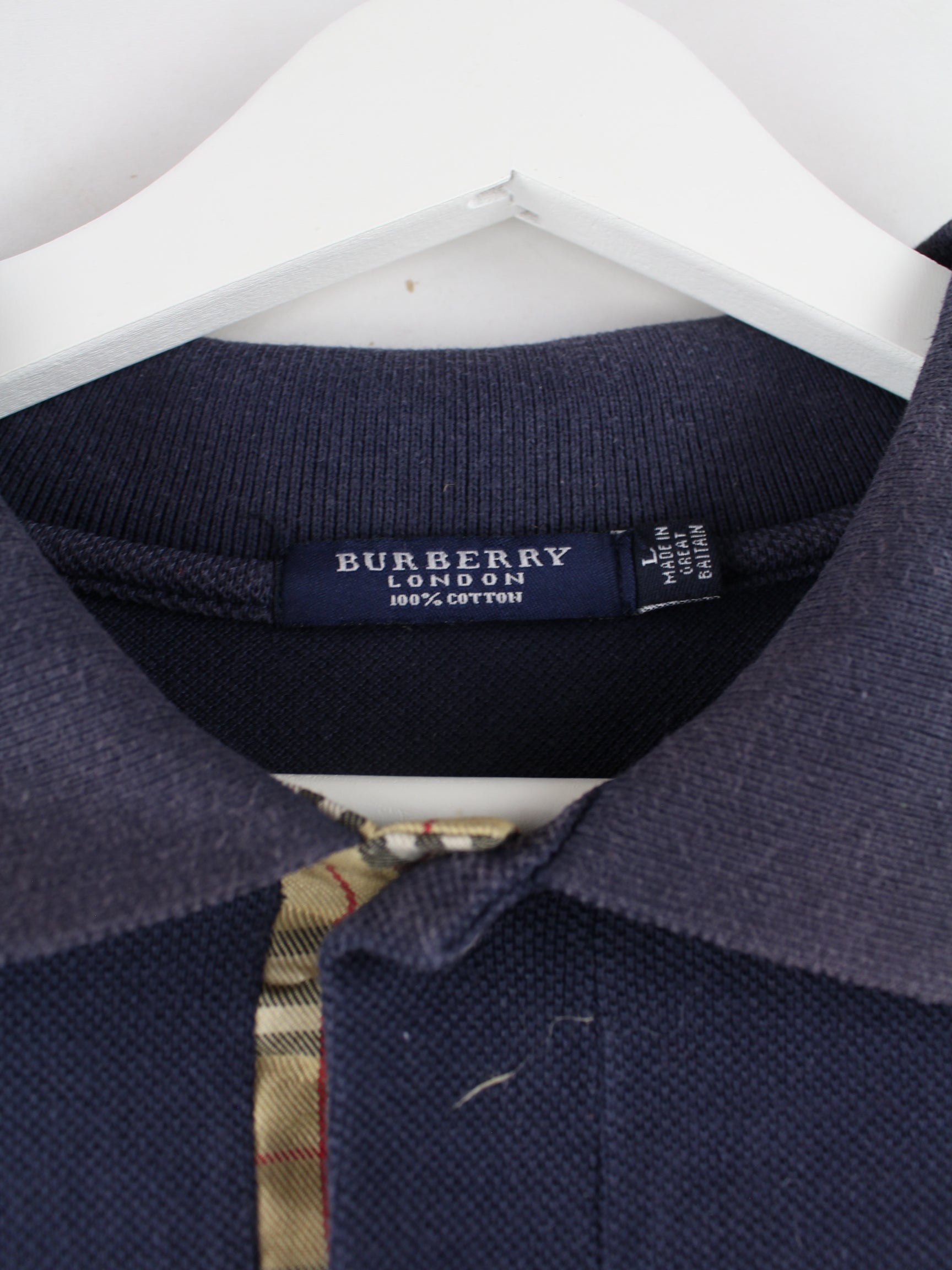 Burberry 00s Polo Blue L – Peeces