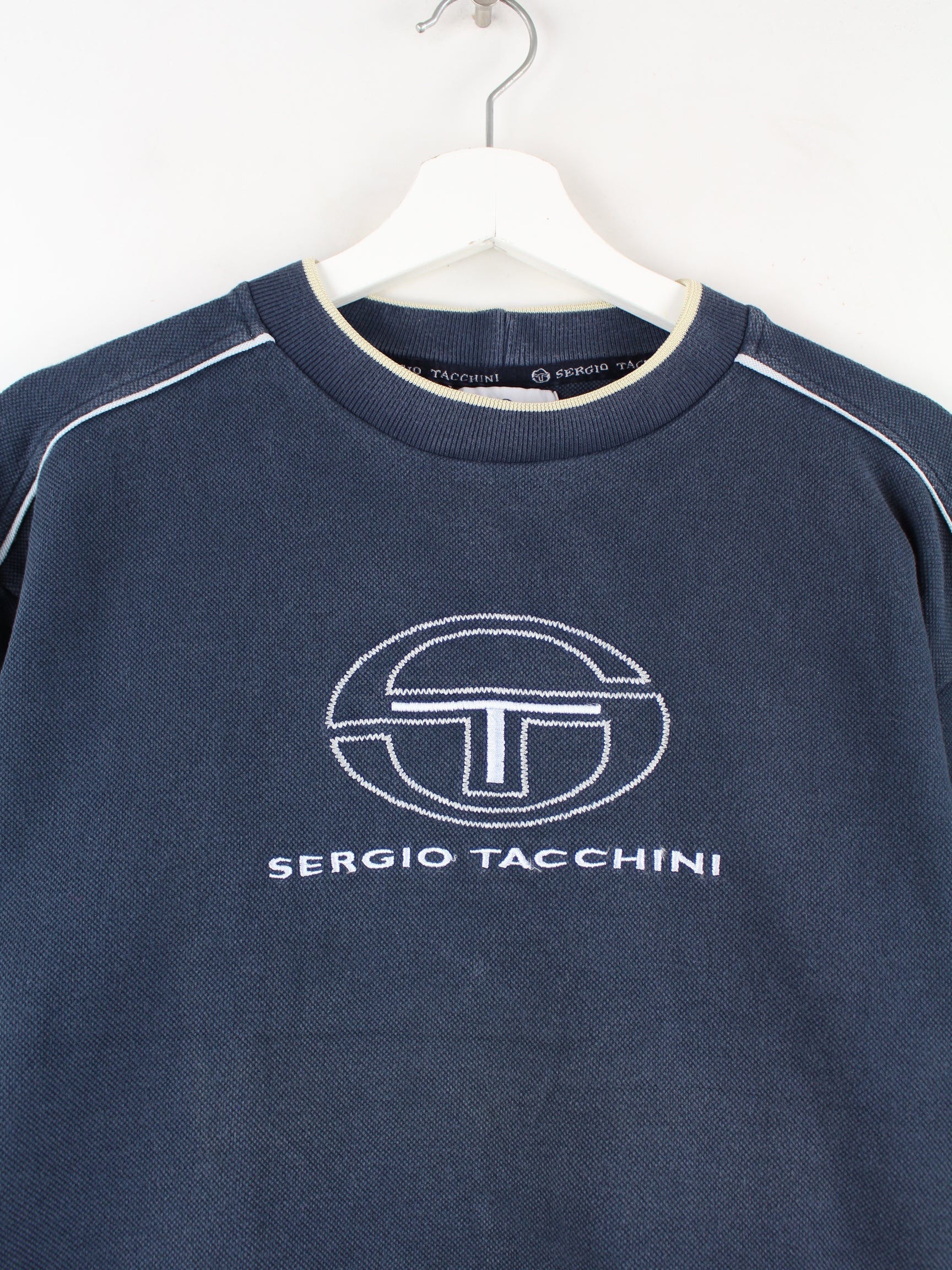 ウェア SERGIO TACCHINI VINTAGE TENNIS SWEATER SERGIO TACCHINI VINTAGE TENNIS SWEATER