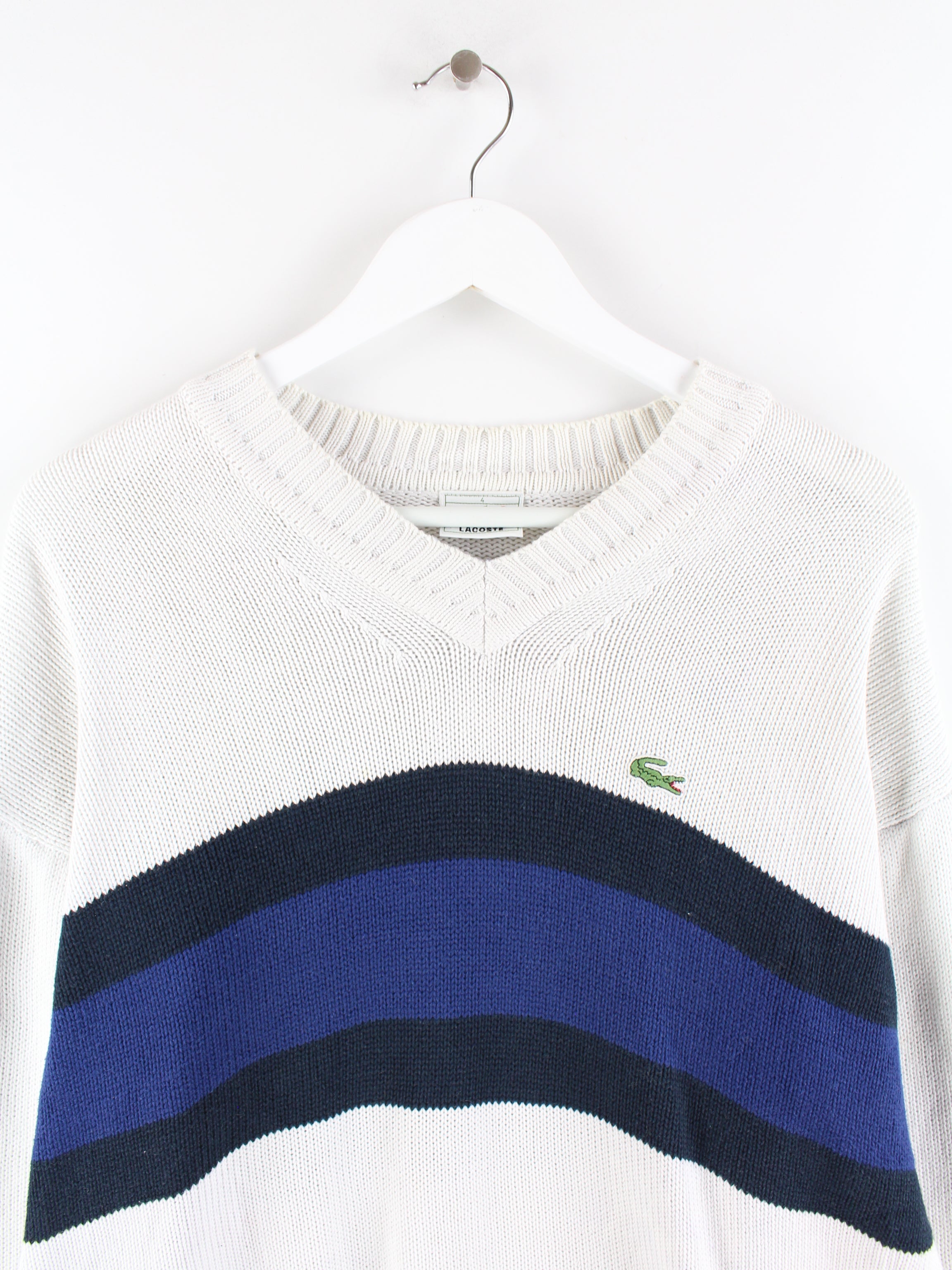 Lacoste on sale jumper white