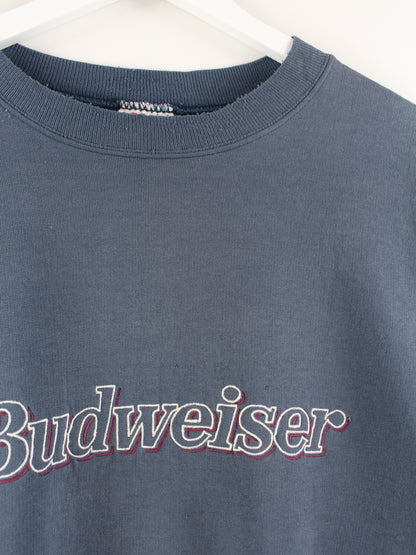 Hanes Budweiser Sweater Blau XL