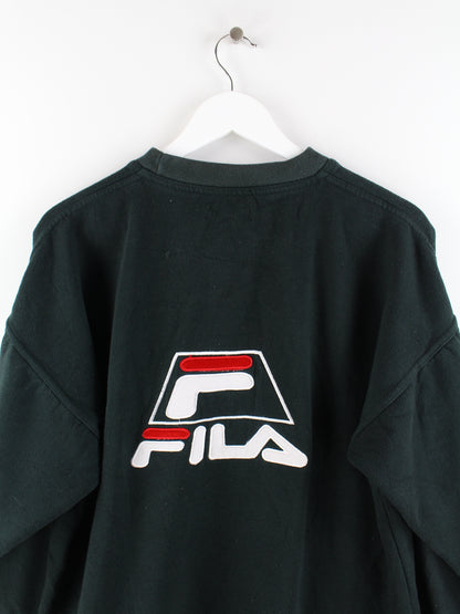 Fila Big Logo Sweater Grün XL