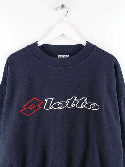 Lotto Embroidered Logo Sweater Blau XL