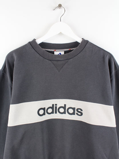 Adidas Big Logo Sweater Grau XL