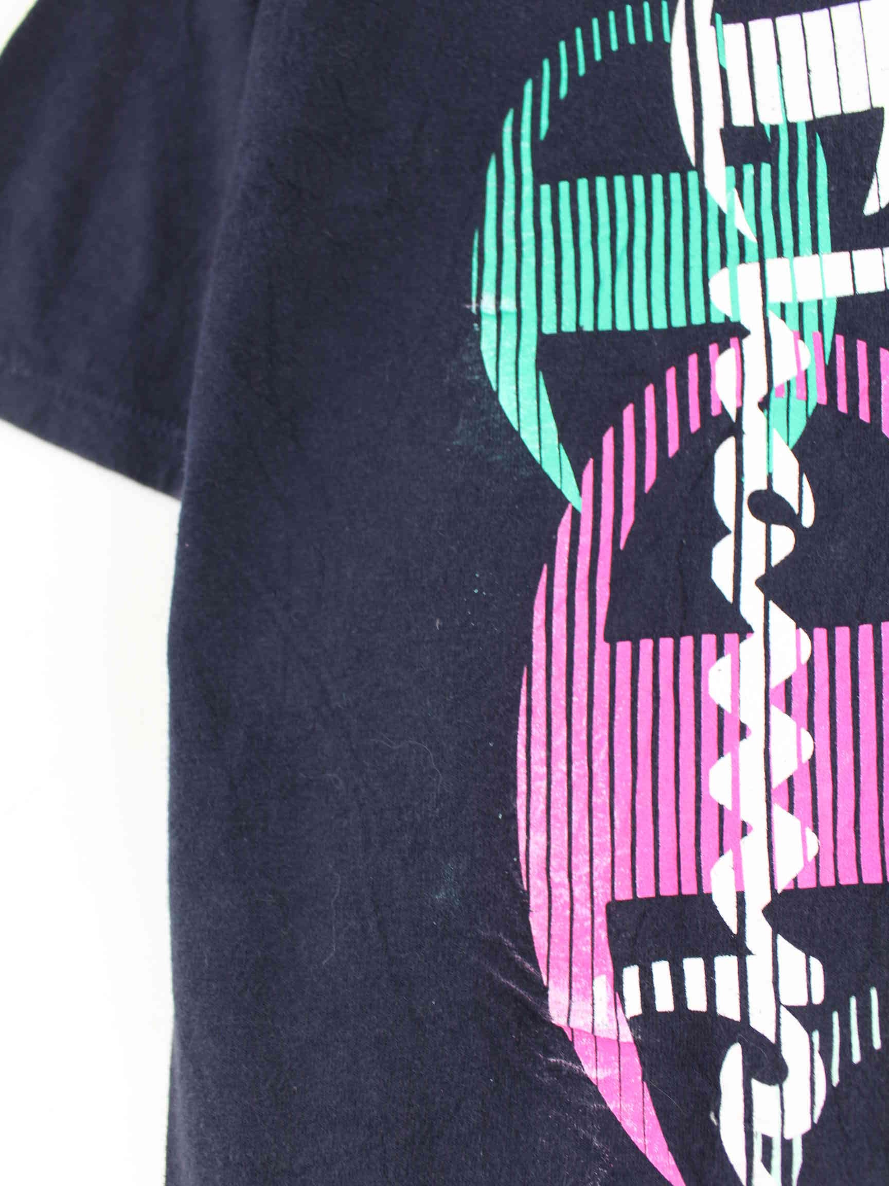 Champion Logo Print T-Shirt Schwarz M (detail image 2)