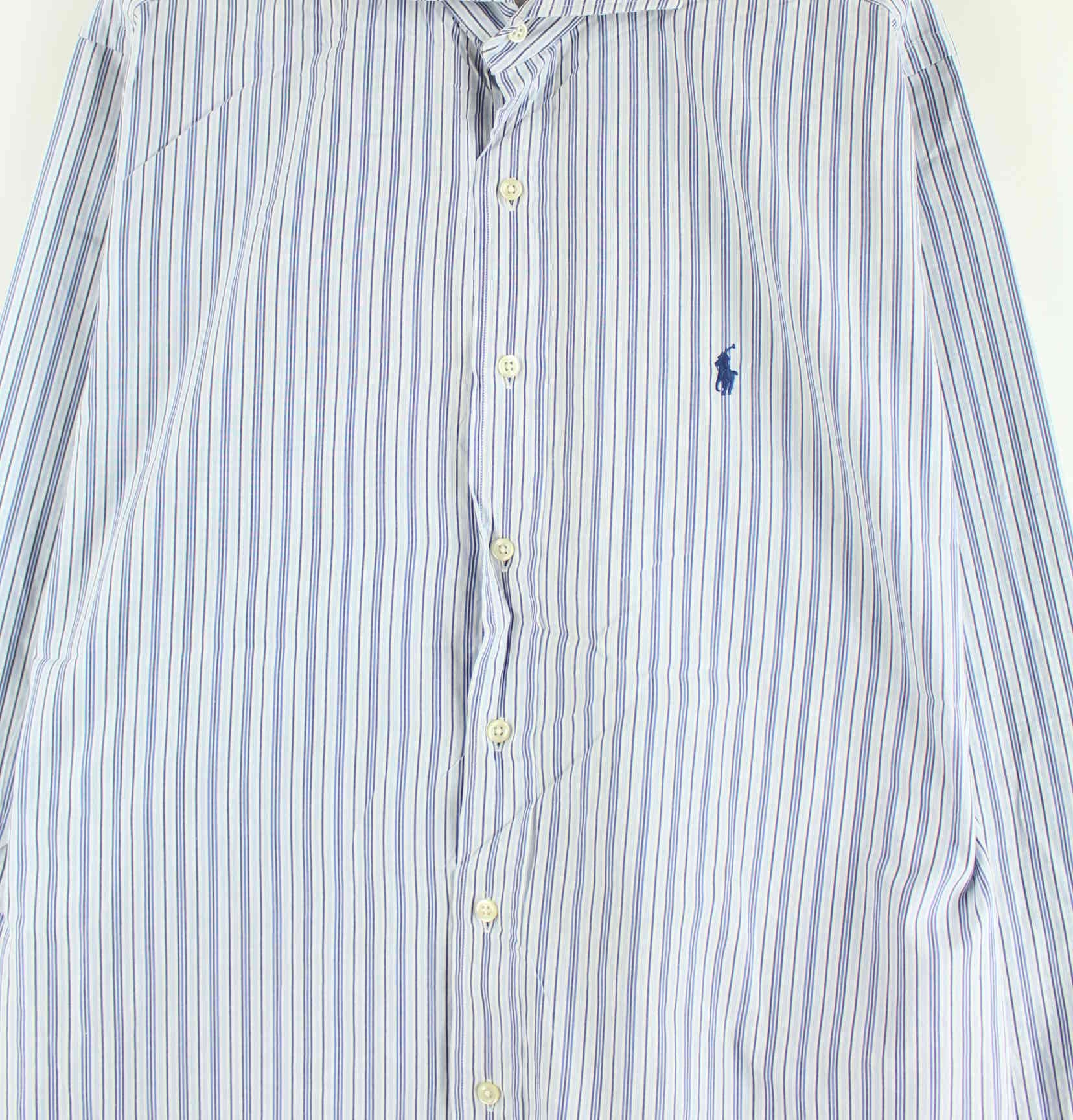 Ralph Lauren Irving Striped Hemd Blau L (detail image 1)