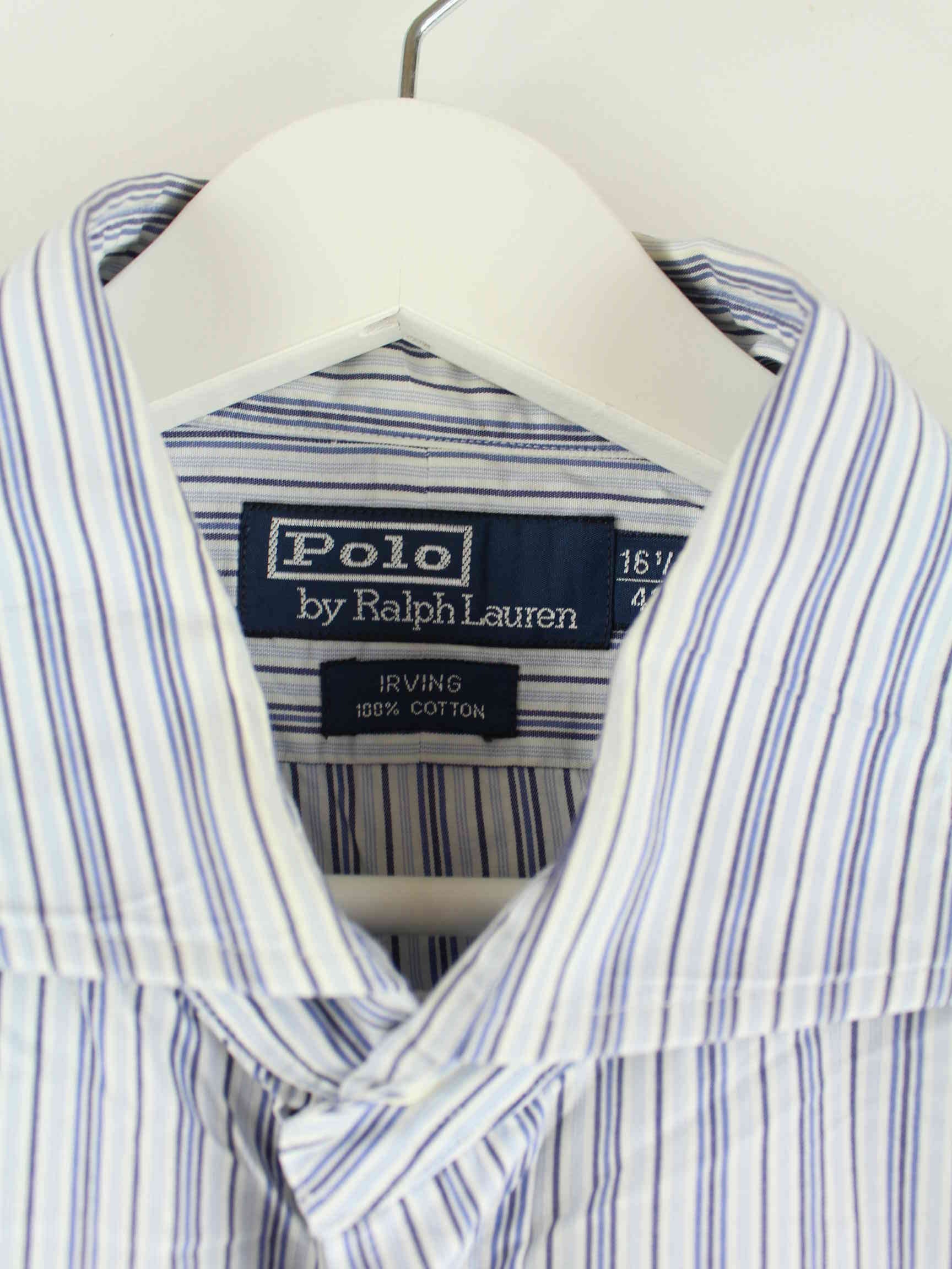 Ralph Lauren Irving Striped Hemd Blau L (detail image 2)