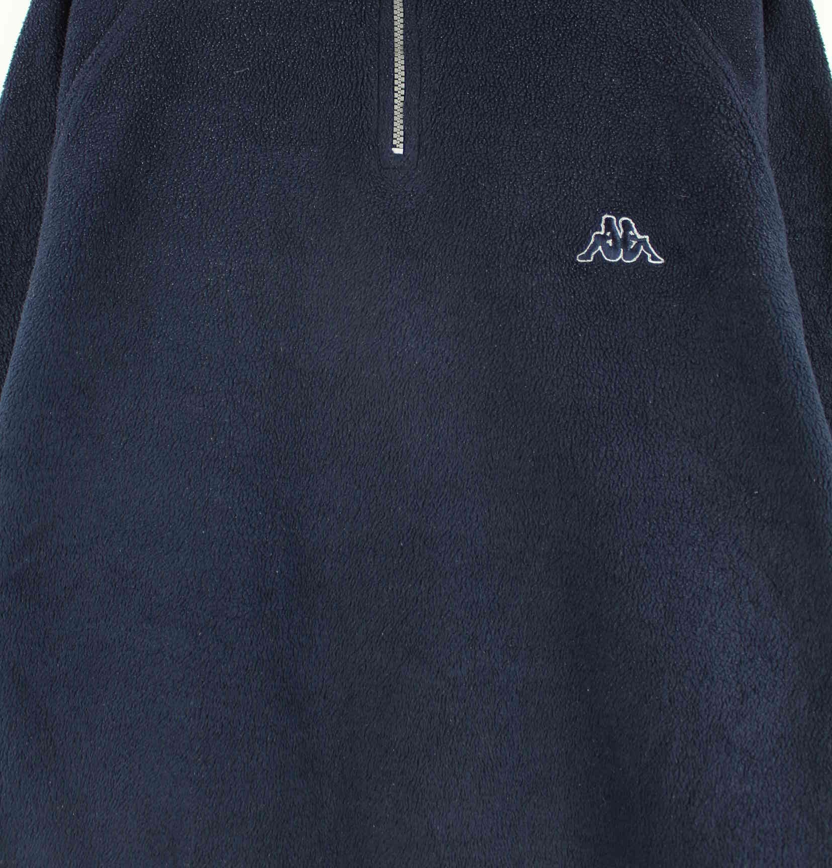 Kappa Half Zip Fleece Sweater Blau M (detail image 1)