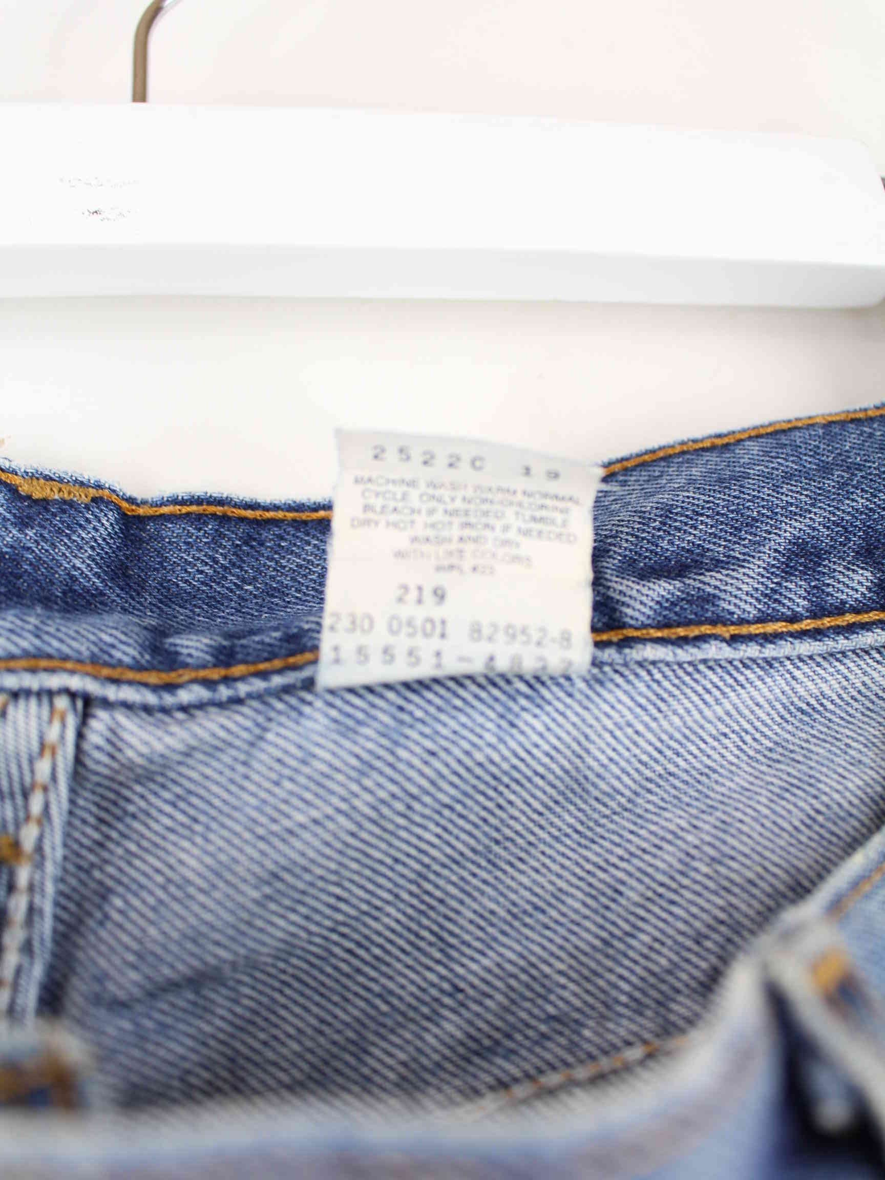 Levi's Damen 550 90s Vintage Relaxed Fit Jeans Blau W34 L32 (detail image 3)