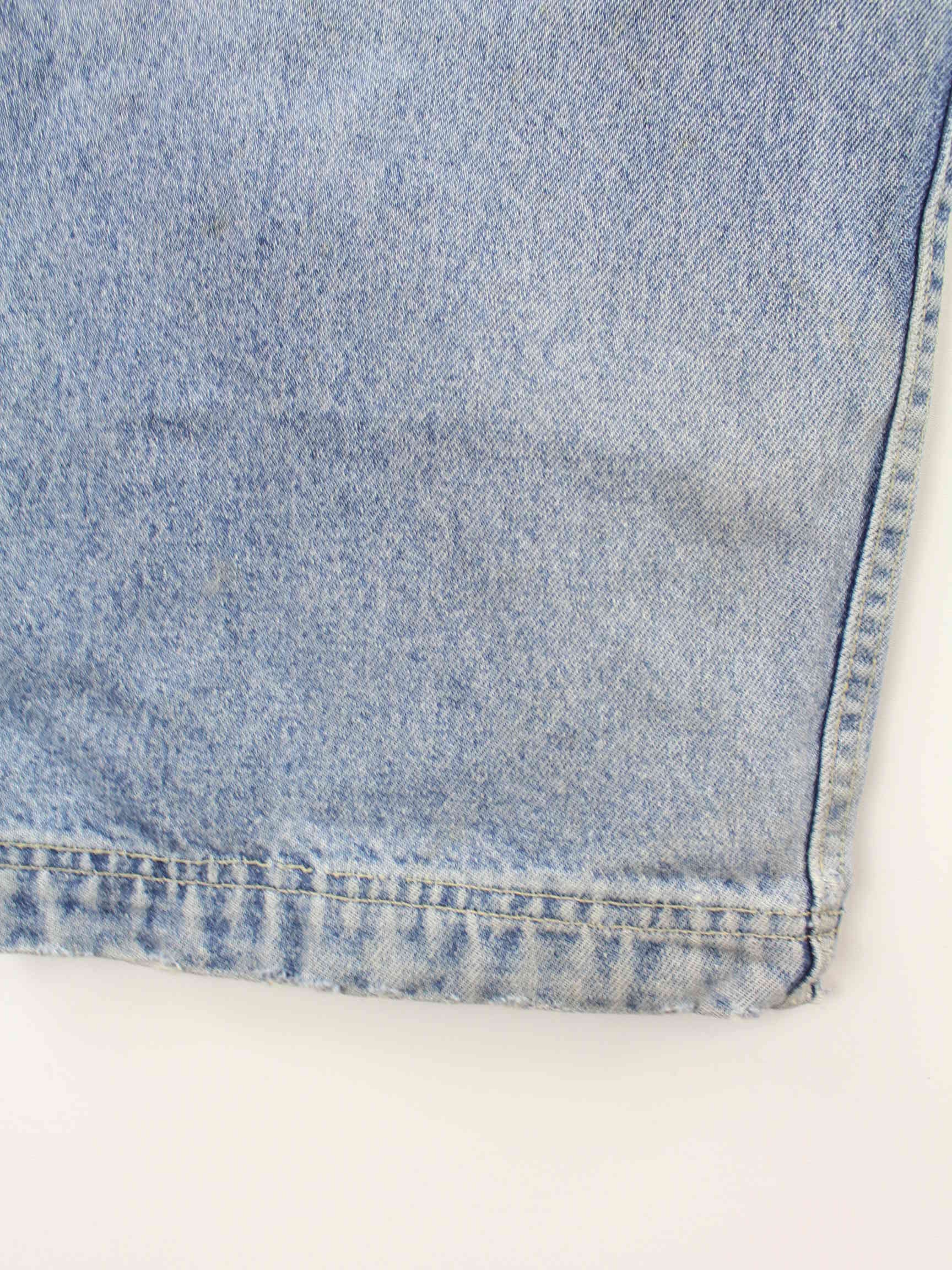 Vintage y2k Embroidered Jeans Blau W32 L30 (detail image 4)