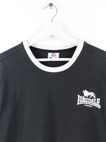 Lonsdale Print T-Shirt Schwarz L