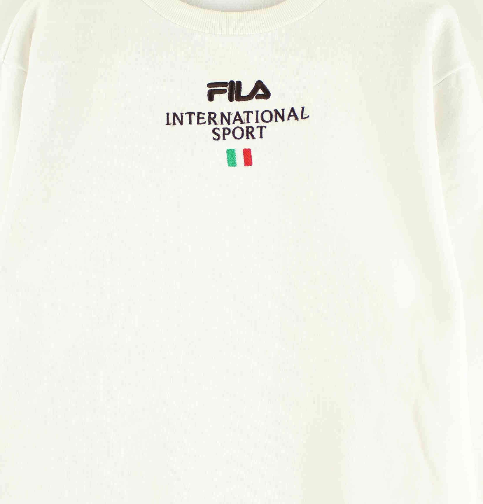 Fila International Sport Embroidered Sweater Weiß S (detail image 1)