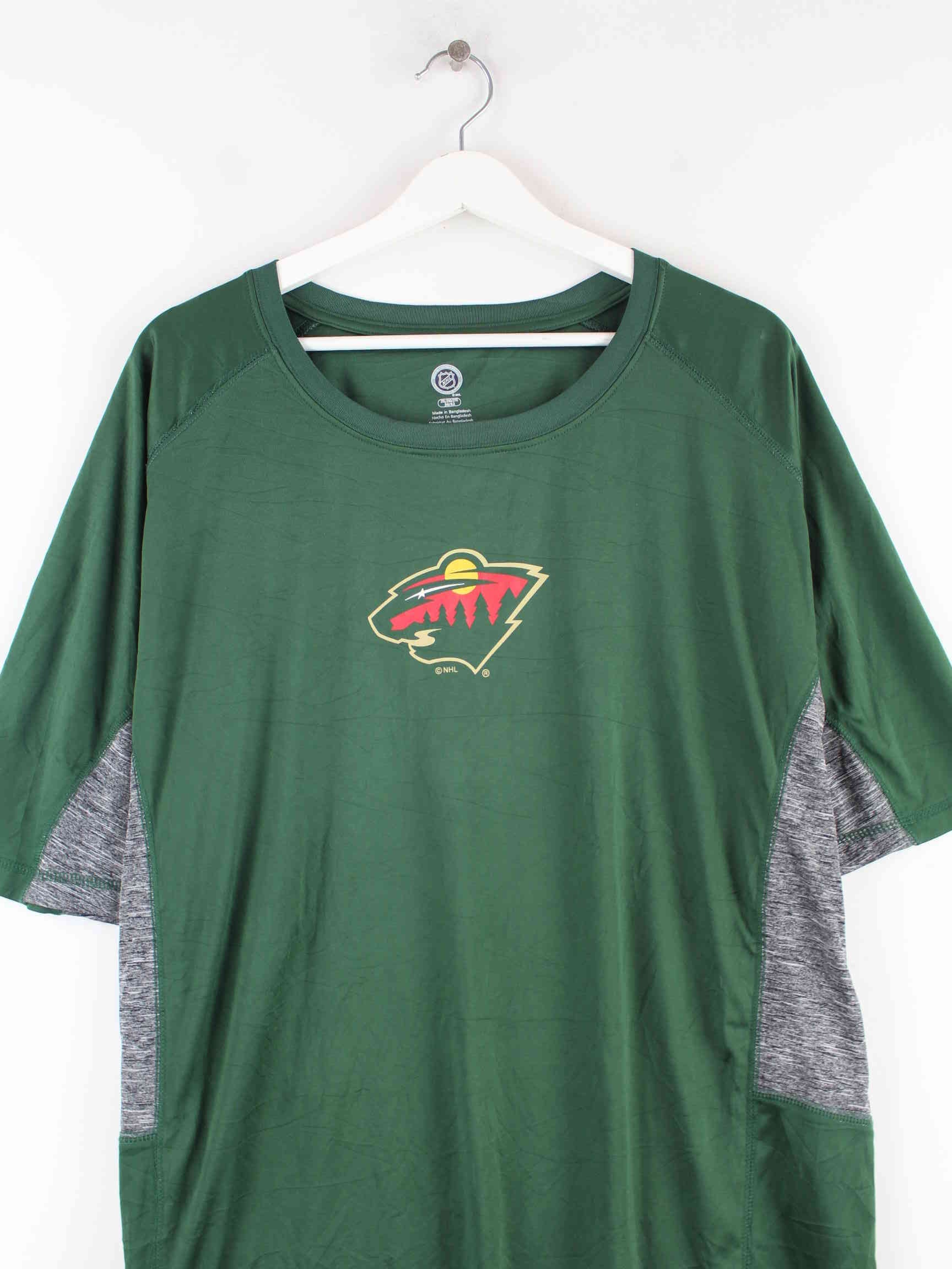 NHL Minnesota Wild Sport T-Shirt Grün XXL (detail image 1)