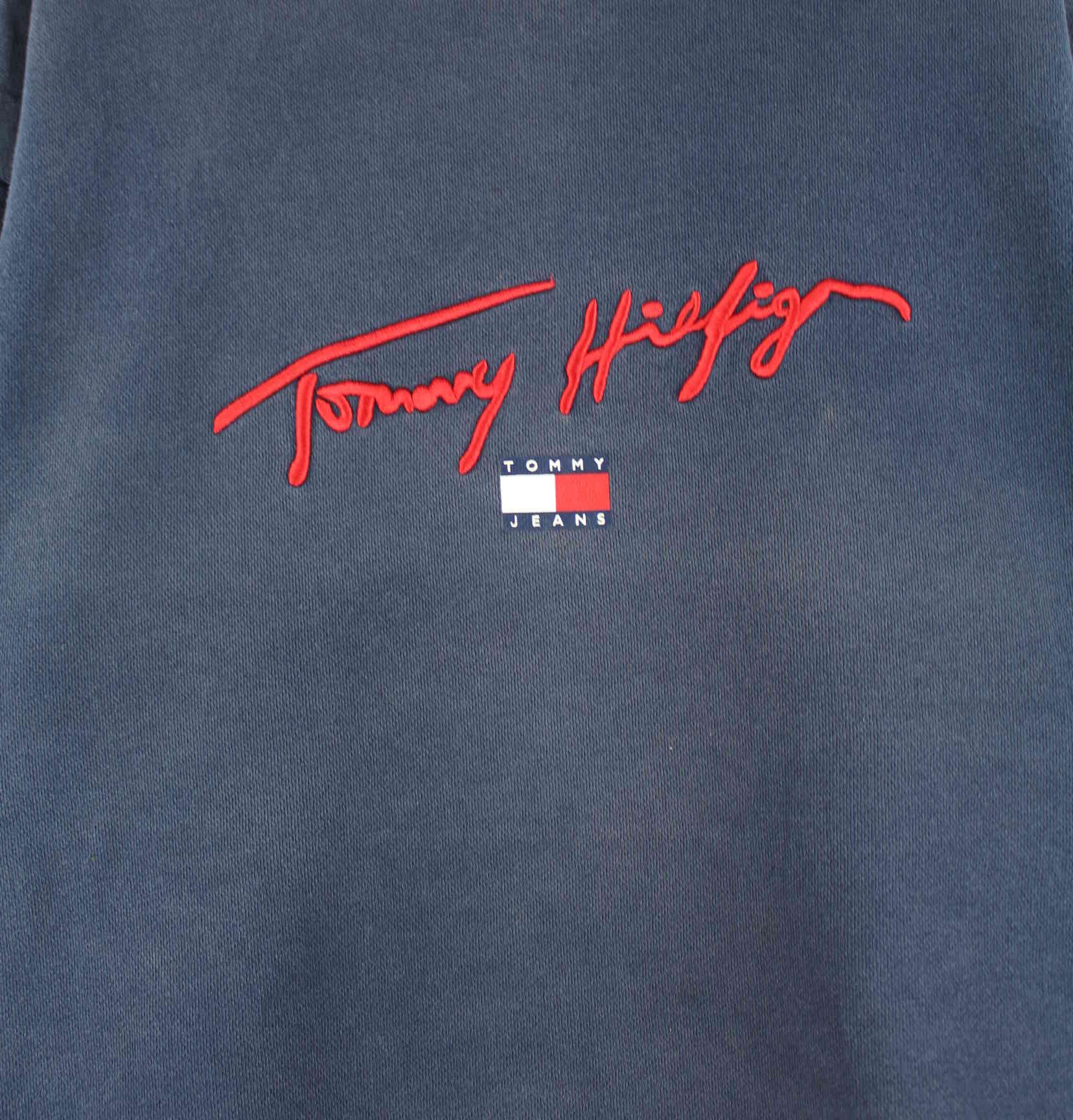 Tommy Hilfiger y2k Embroidered Sweater Blau M (detail image 1)