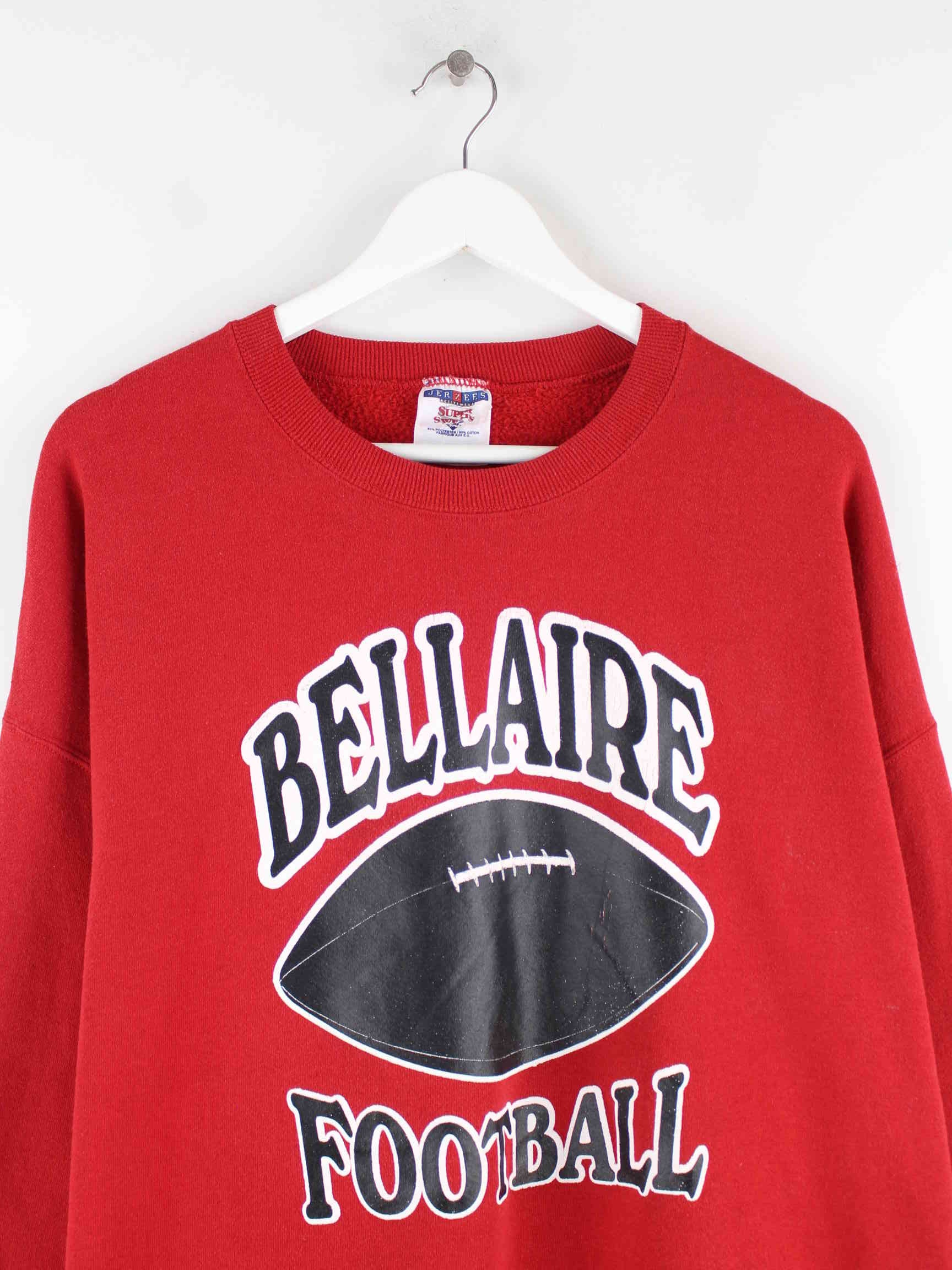 Jerzees Bellaire Football Sweater Rot XXL (detail image 1)