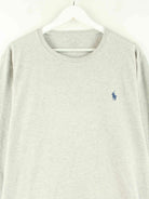 Ralph Lauren Custom Slim Fit Basic Sweatshirt Grau M (detail image 1)