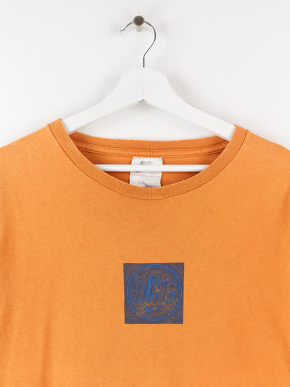 Nike 90s Print T-Shirt Orange L