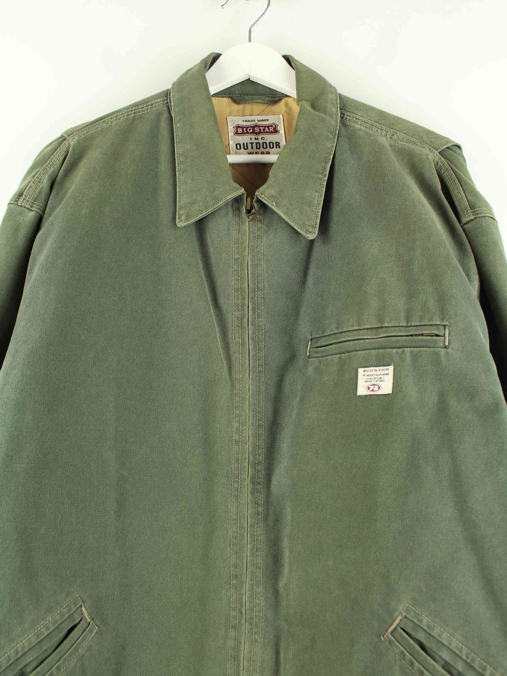 Vintage 90s Big Star Workwear Jacke Grün XL (detail image 1)