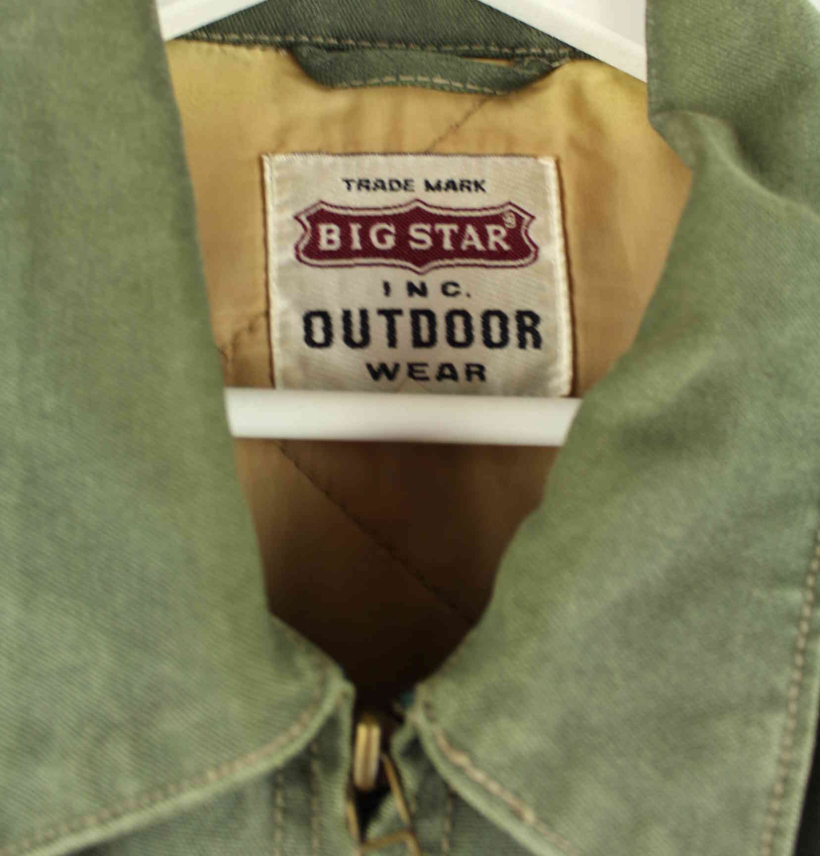 Vintage 90s Big Star Workwear Jacke Grün XL (detail image 2)
