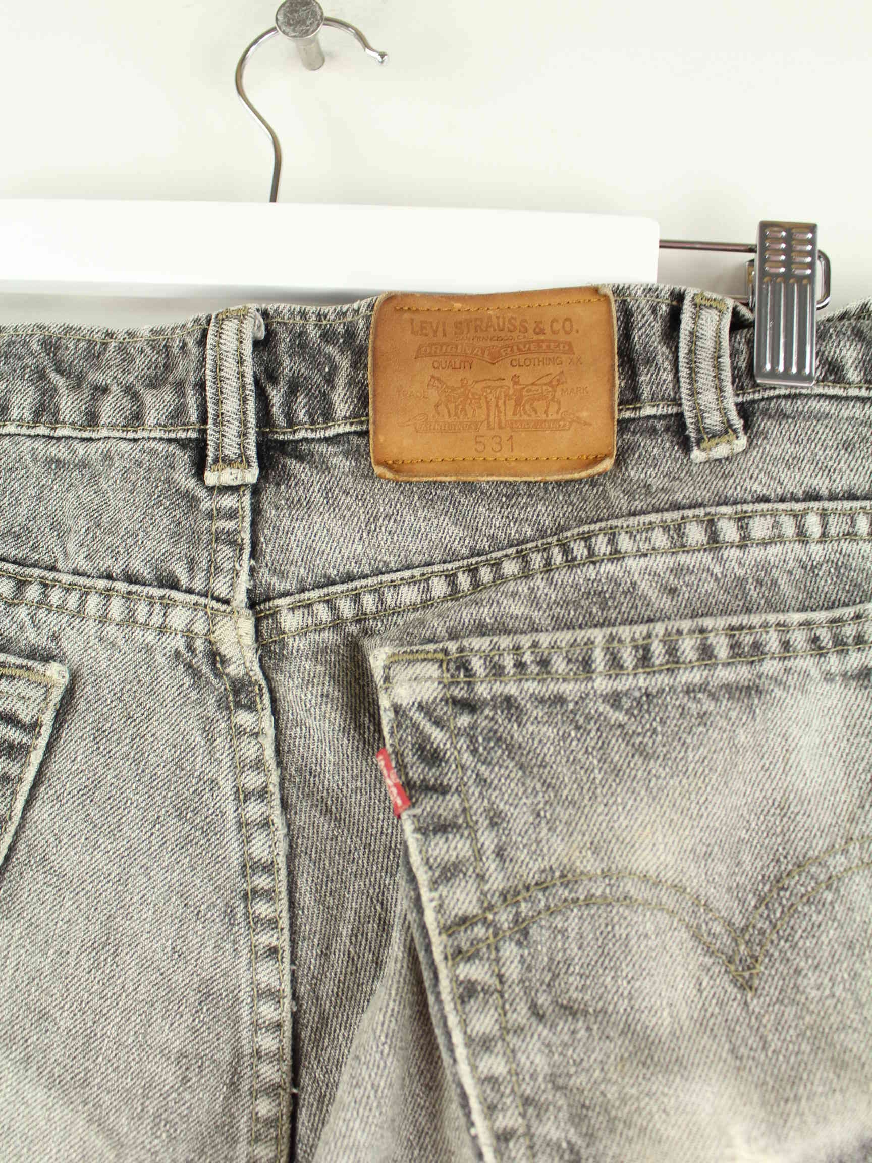 Levi's 531 Vintage 80s Jeans Grau W36 L32 (detail image 3)