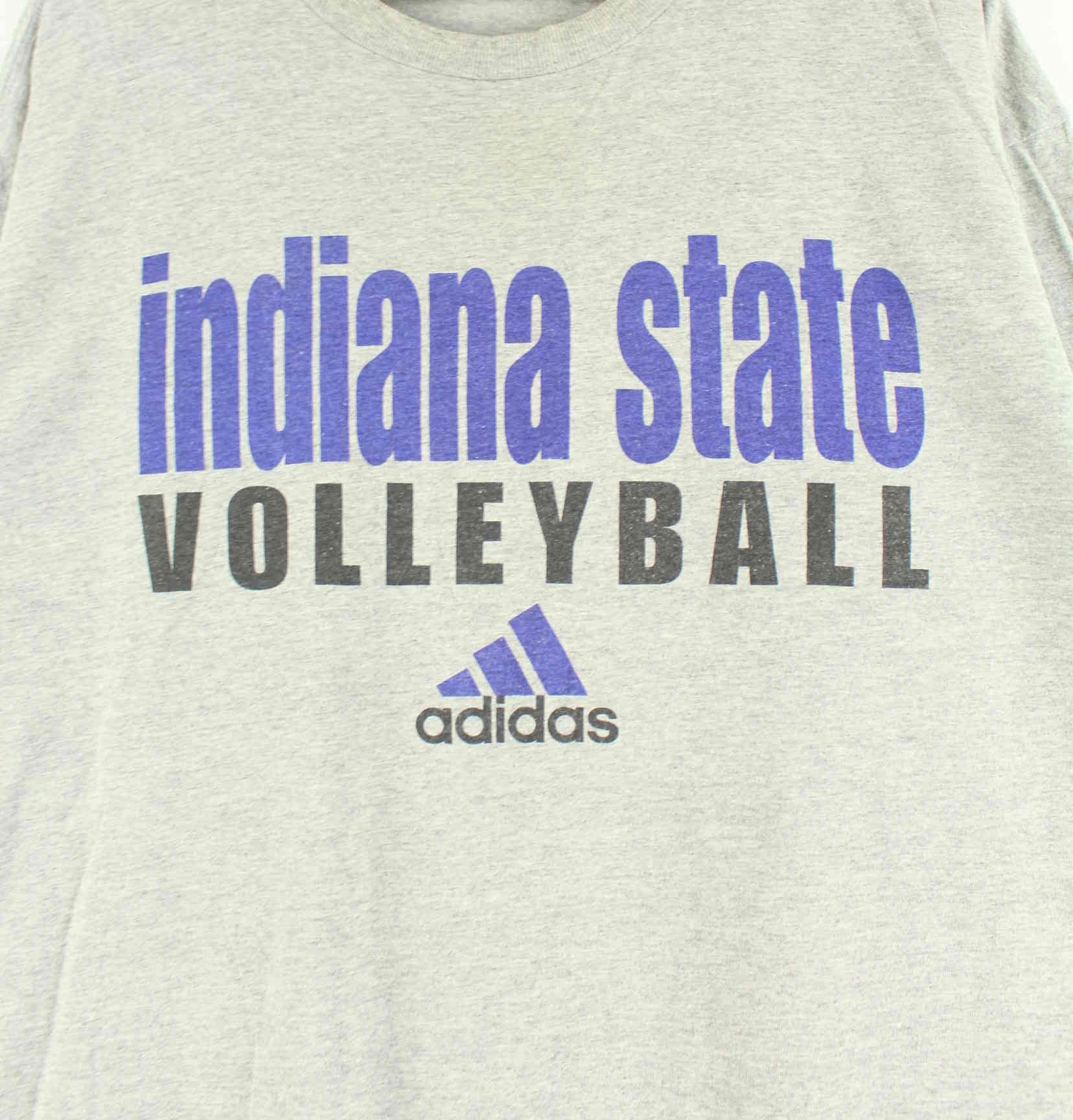 Adidas 90s Vintage Indiana State T-Shirt Grau L (detail image 1)