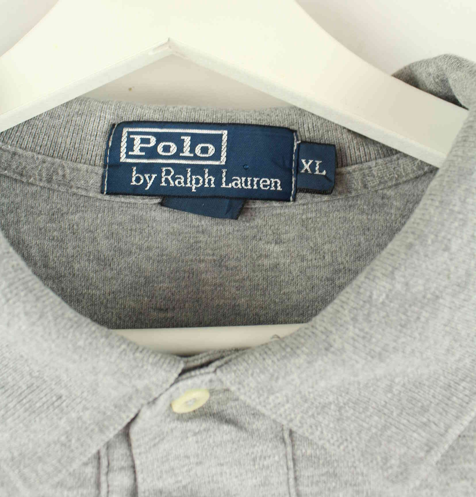 Ralph Lauren Langarm Polo Grau XL (detail image 2)