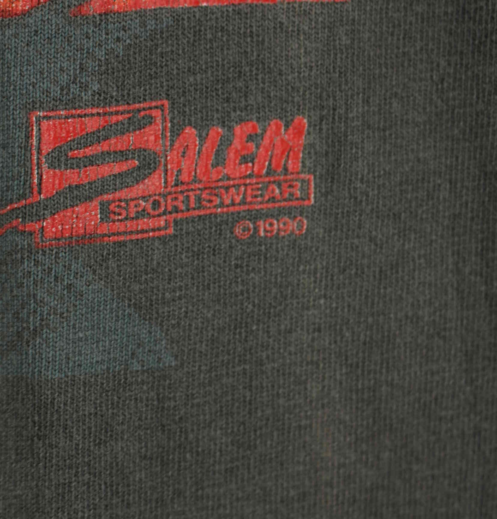 Salem Sportswear Vintage 1990 Michael Jordan Single Stitch T-Shirt Grau L (detail image 2)