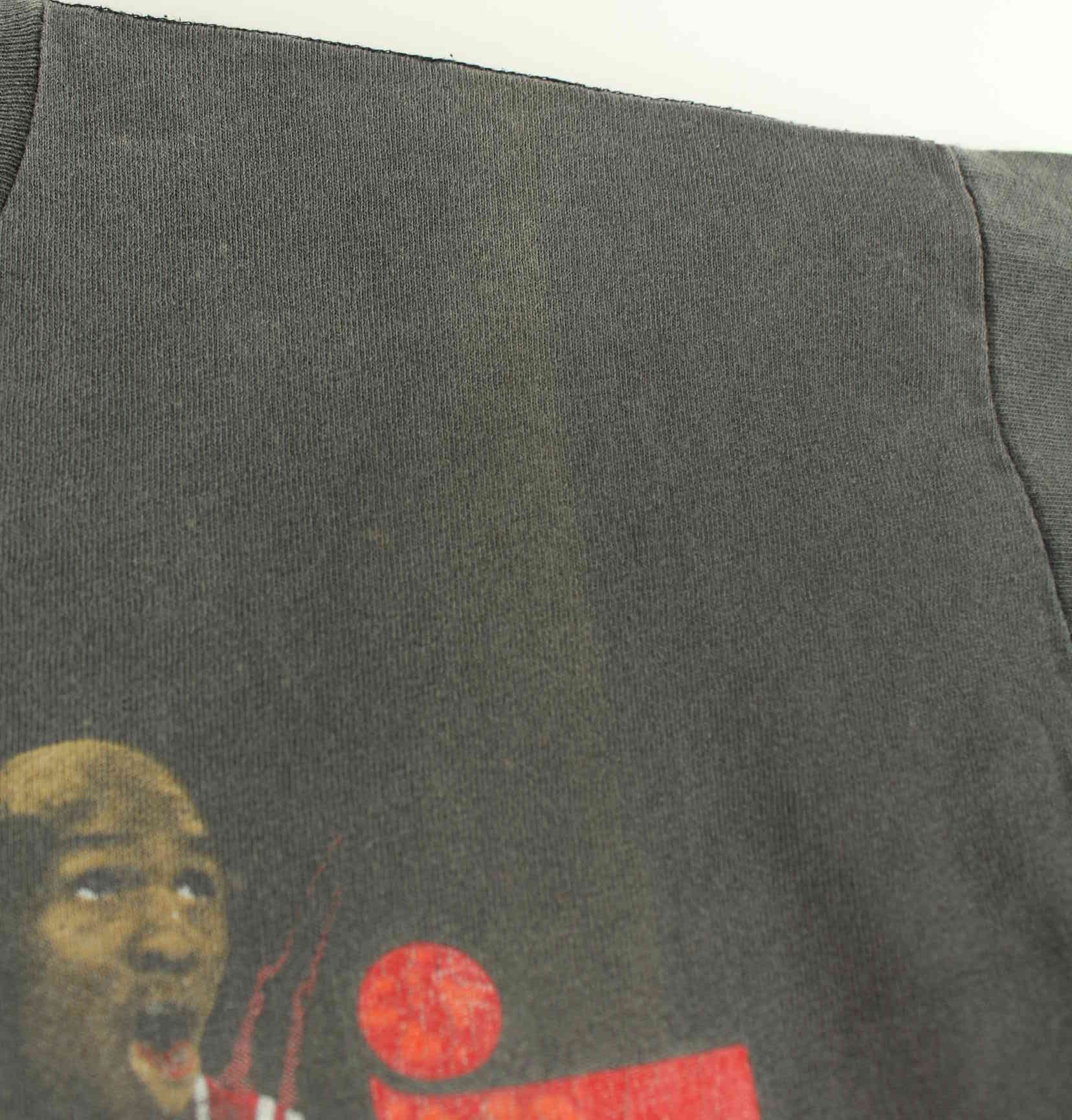 Salem Sportswear Vintage 1990 Michael Jordan Single Stitch T-Shirt Grau L (detail image 9)