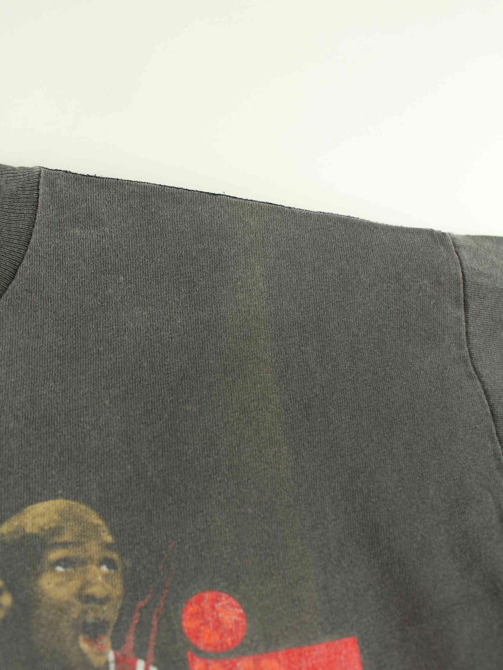 Salem Sportswear Vintage 1990 Michael Jordan Single Stitch T-Shirt Grau L (detail image 9)