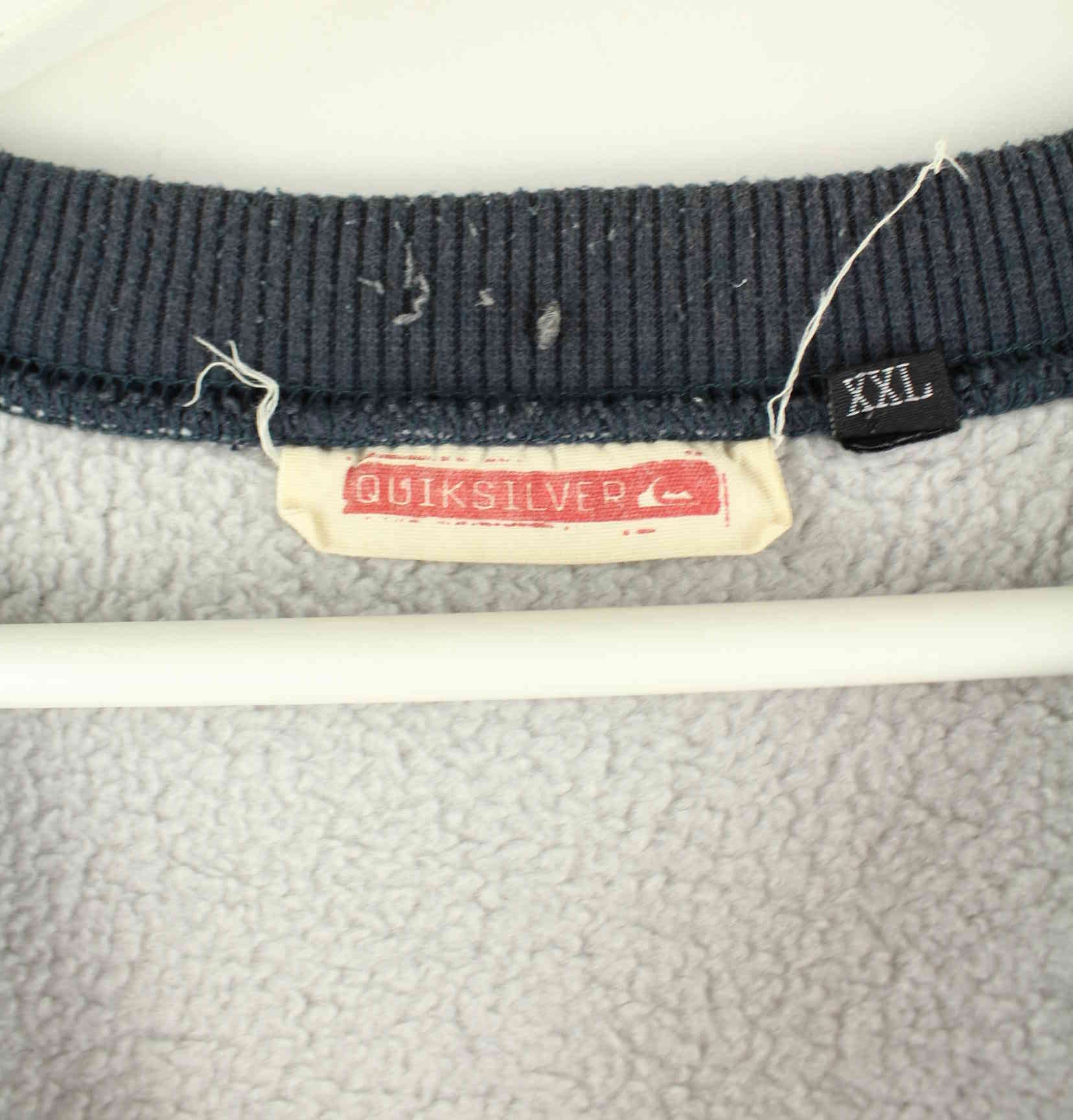 Quiksilver 90s Vintage Big Logo Sweater Blau XXL (detail image 2)