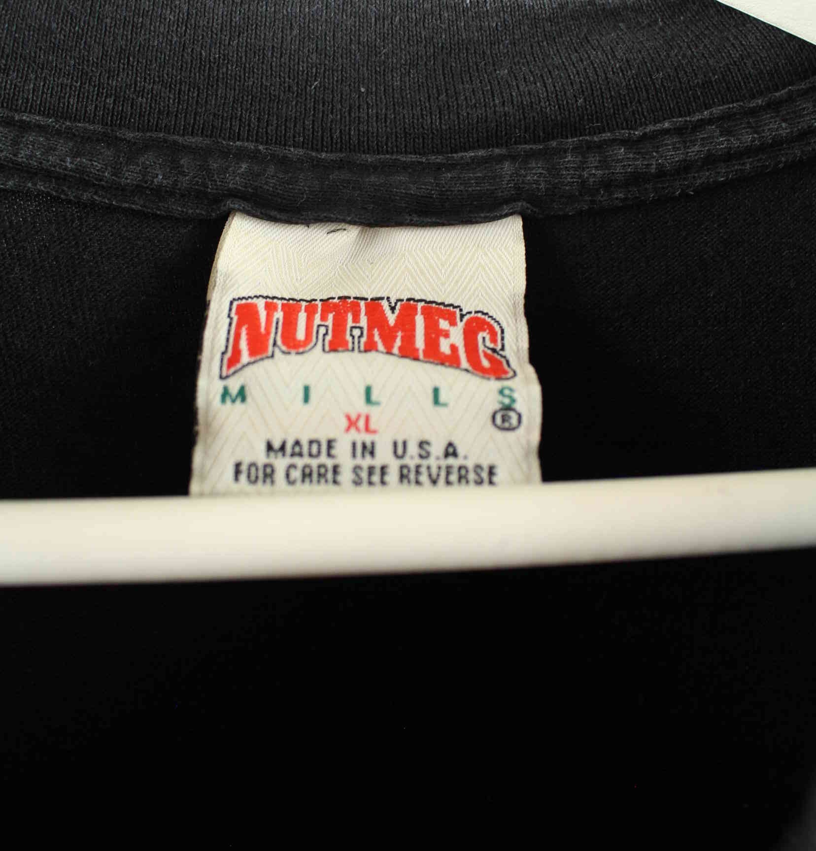 Nutmeg 90s Vintage NBA Lakers Print T-Shirt Schwarz XL (detail image 2)