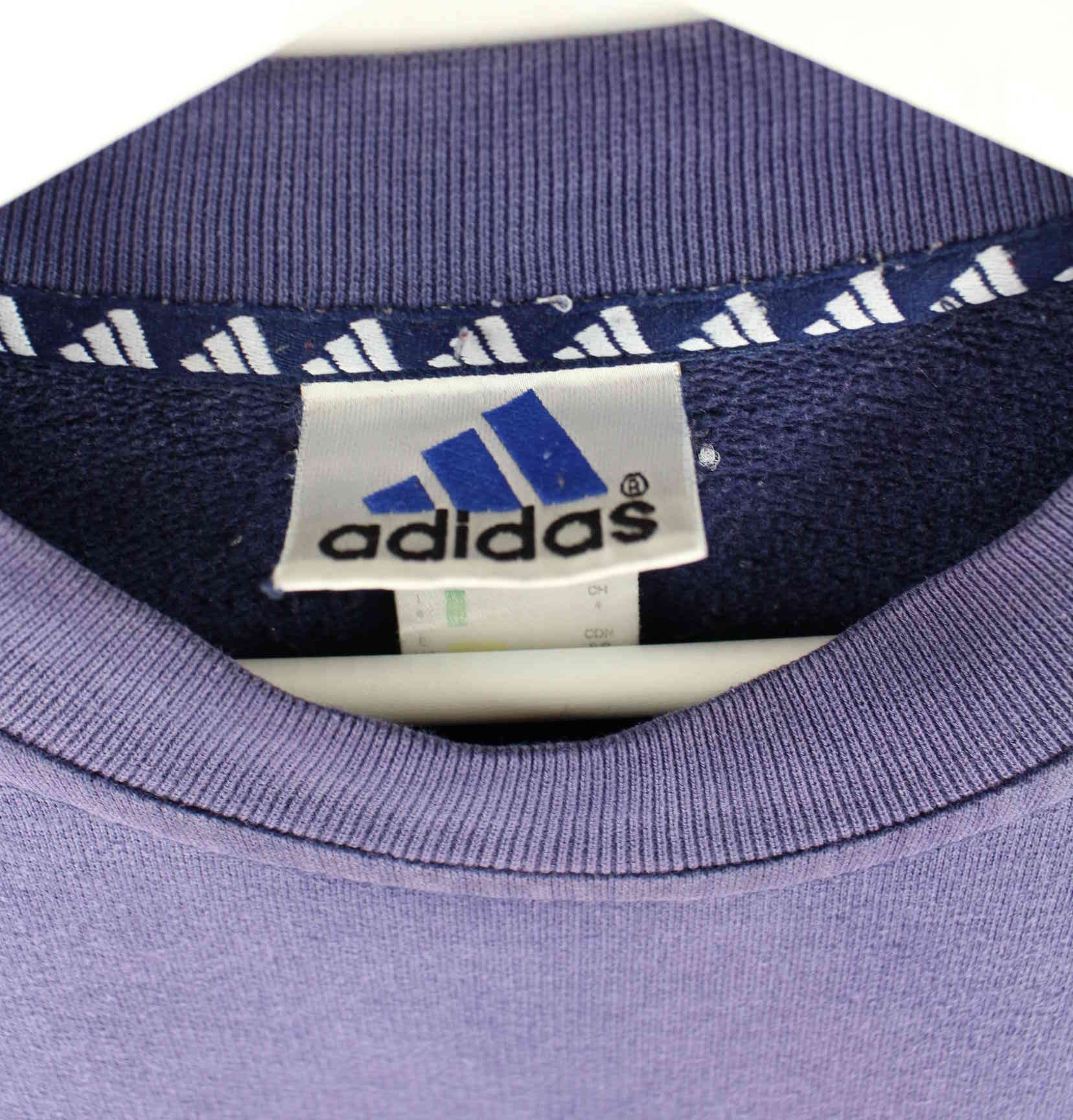 Adidas 90s Vintage Basic Sweater Blau M (detail image 2)