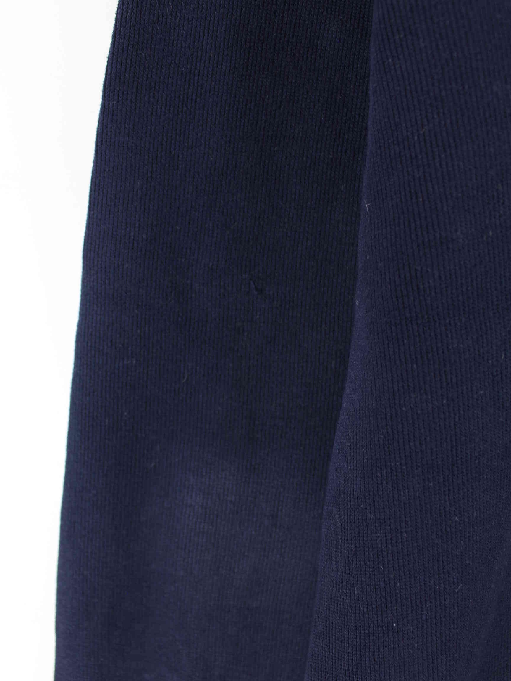 Ralph Lauren 90s Vintage Half Zip Sweater Blau L (detail image 3)