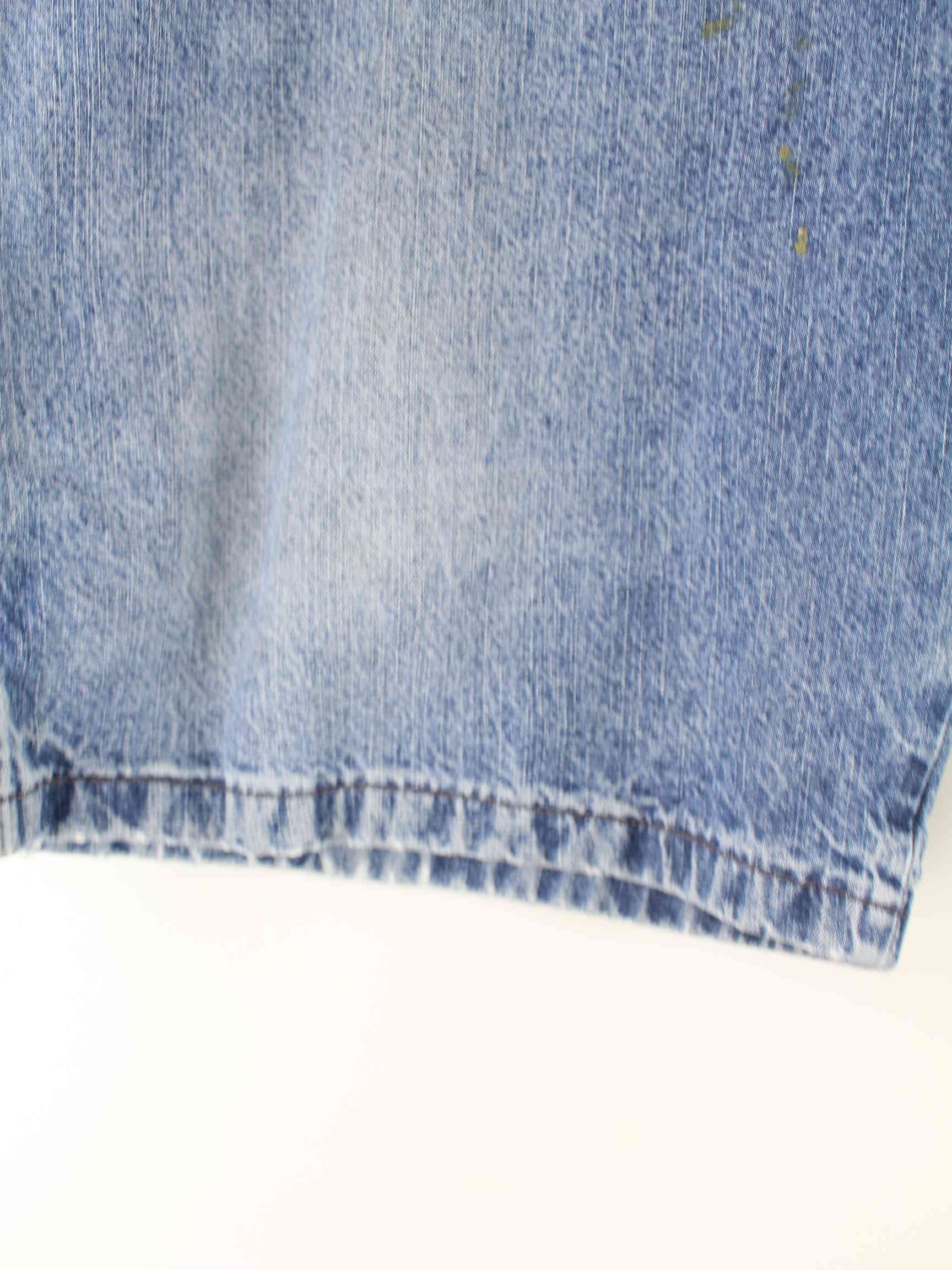 Wrangler y2k Carpenter Jorts / Jeans Shorts Blau W44 (detail image 3)