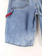 U.S. Polo ASSN. y2k Embroidered Carpenter Jorts / Jeans Shorts Blau W32 (detail image 6)