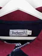 Burberry 90s Vintage Langarm Polo Blau L (detail image 2)
