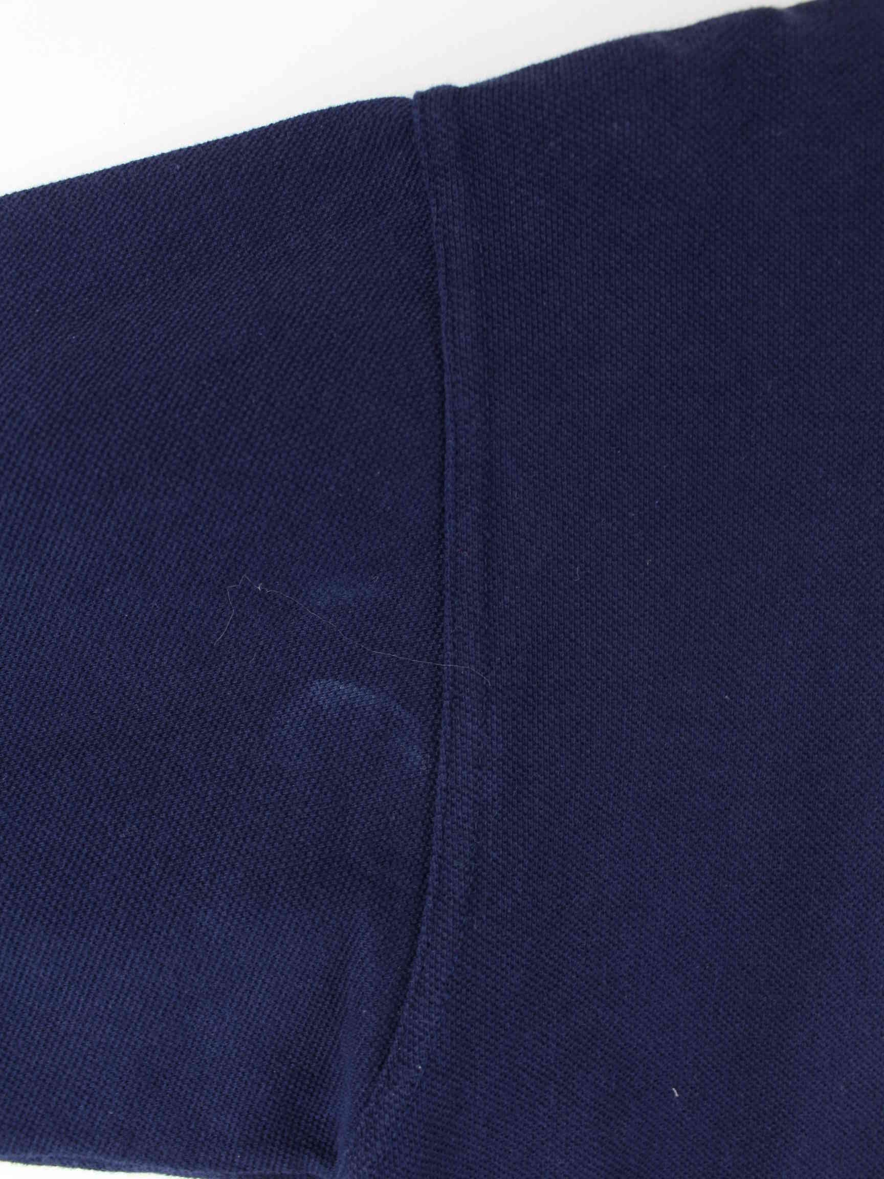 Burberry 90s Vintage Langarm Polo Blau L (detail image 3)