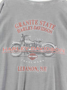 Harley Davidson 00s Lebanon Print T-Shirt Grau XL (detail image 4)