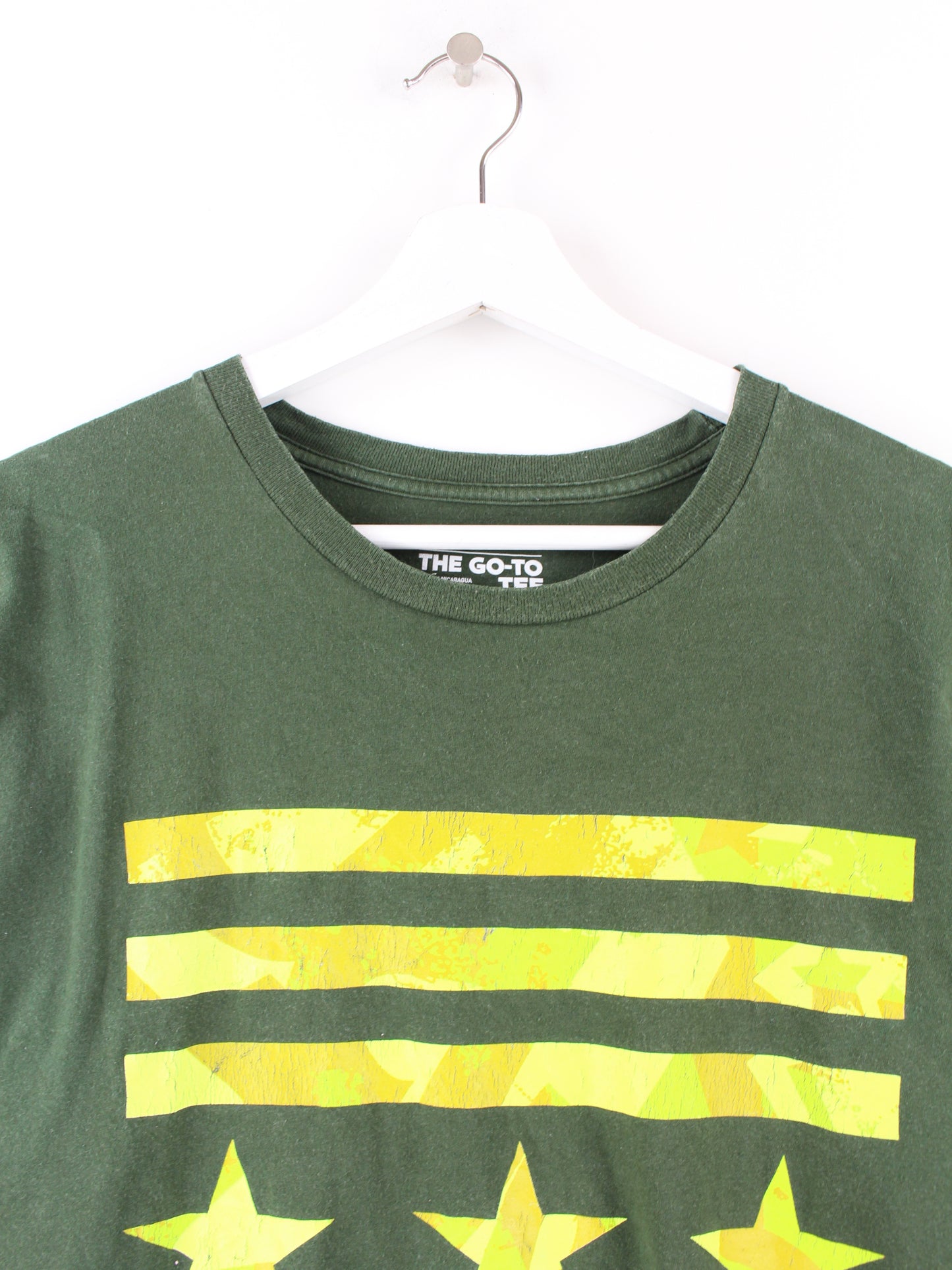 Adidas Print T-Shirt Grün XL