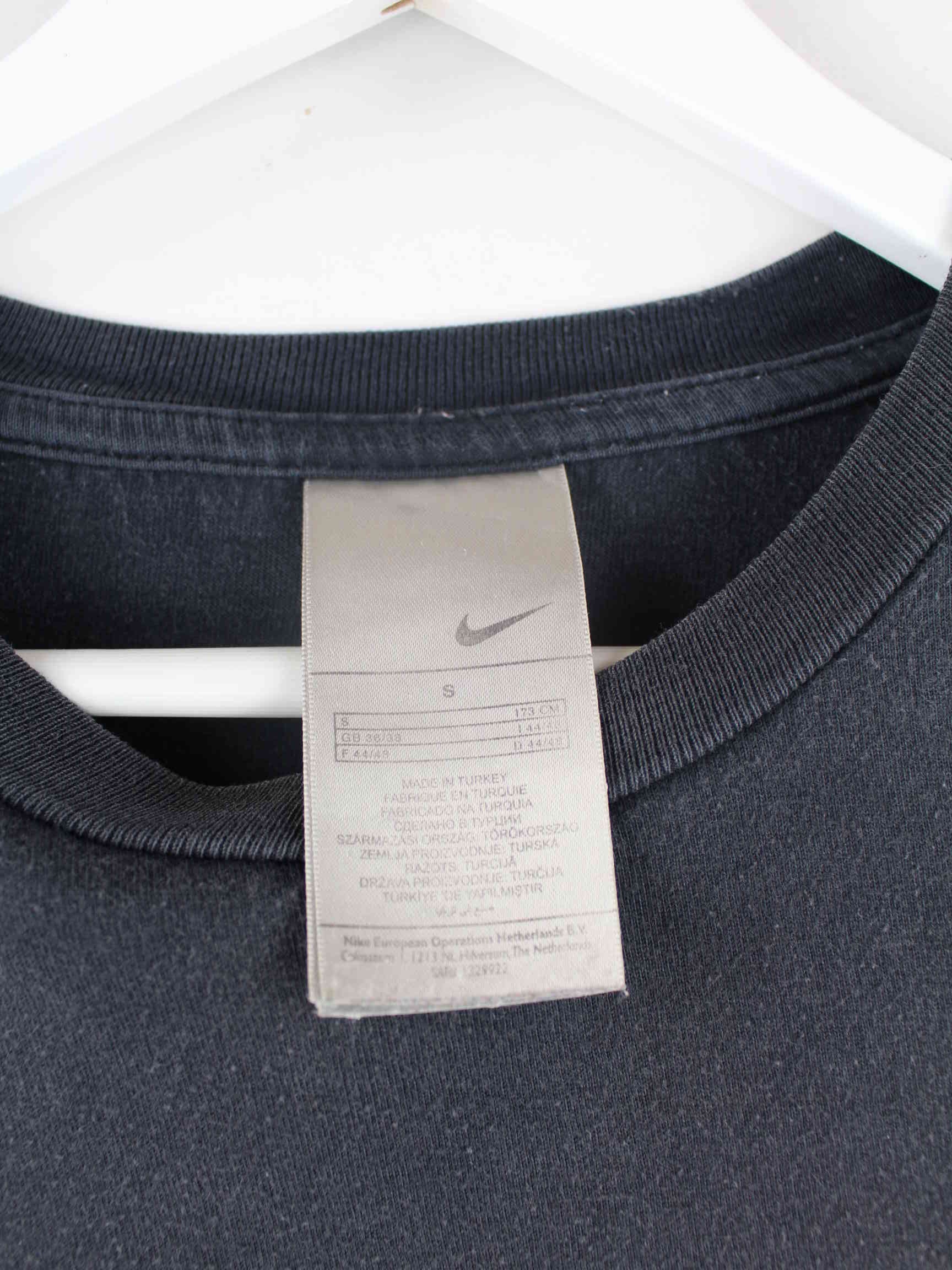 Nike 90s Vintage Big Swoosh Print T-Shirt Grau S (detail image 2)